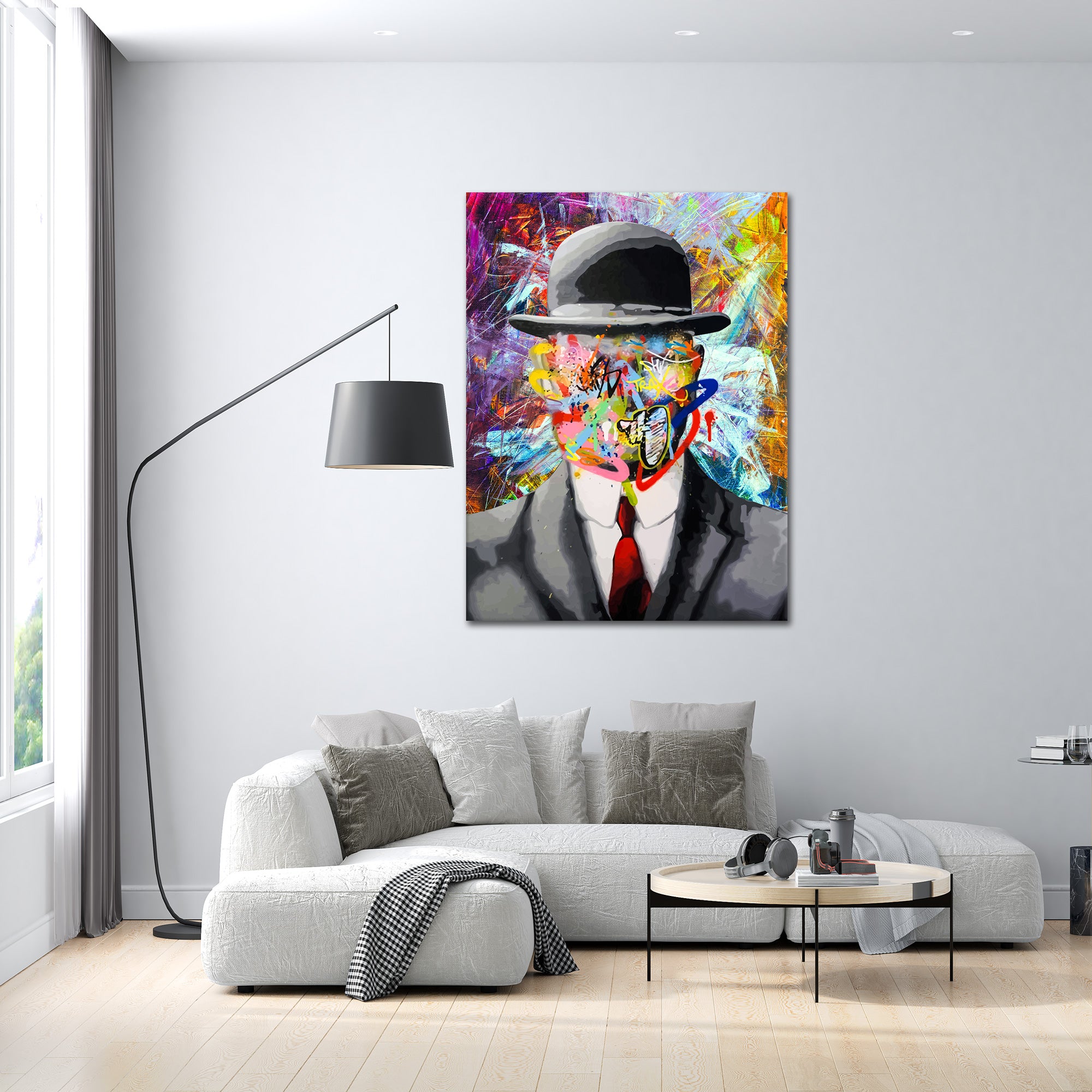 Graffiti Elegance - aluminum acrylic glass