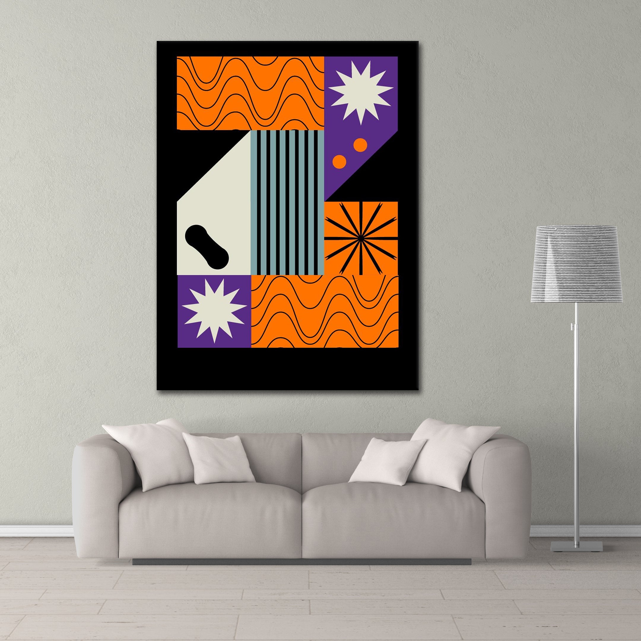 Geometric Paint V.3 - Poster