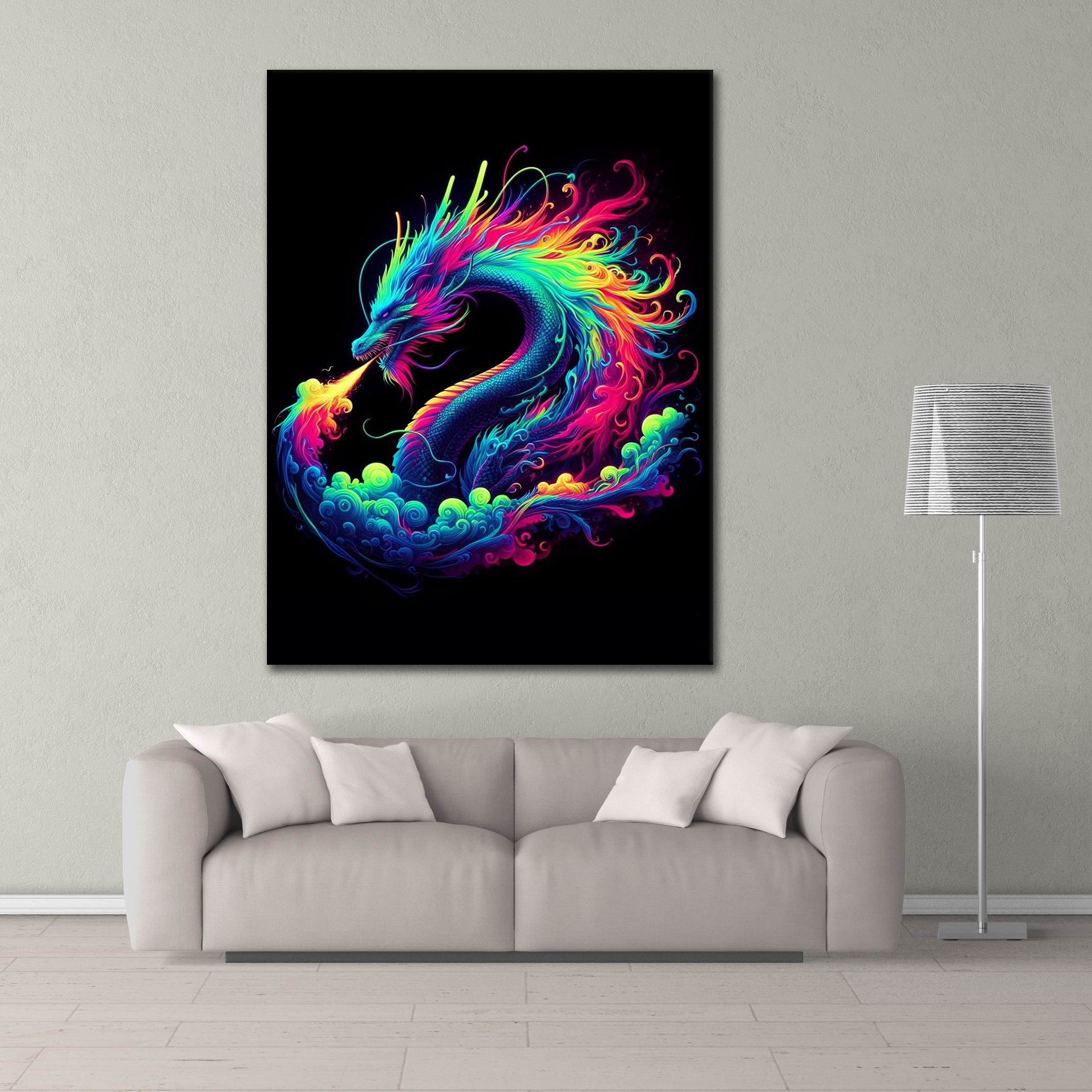 The Neon Dragon - Poster