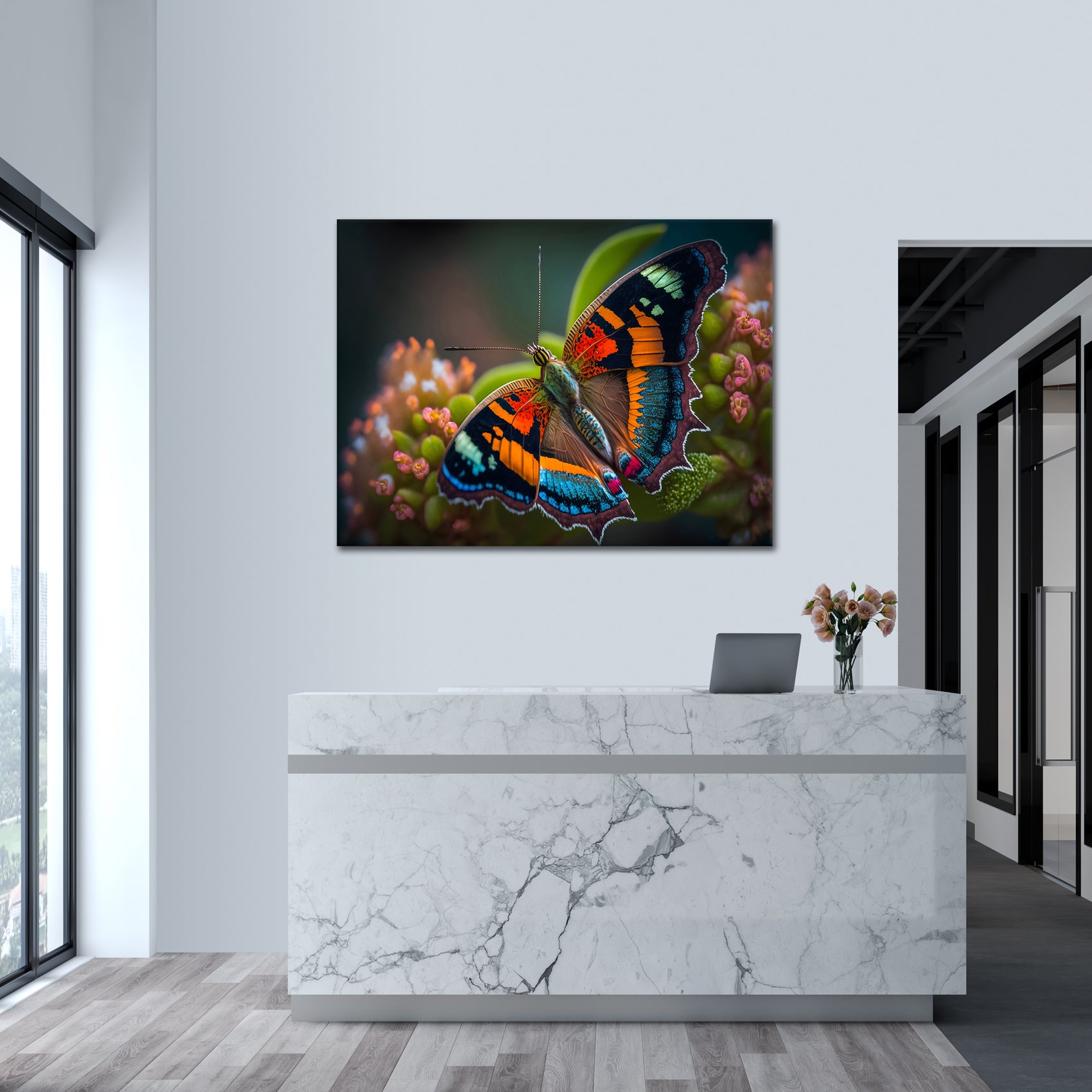 Colorful Butterfly - Acrylglas