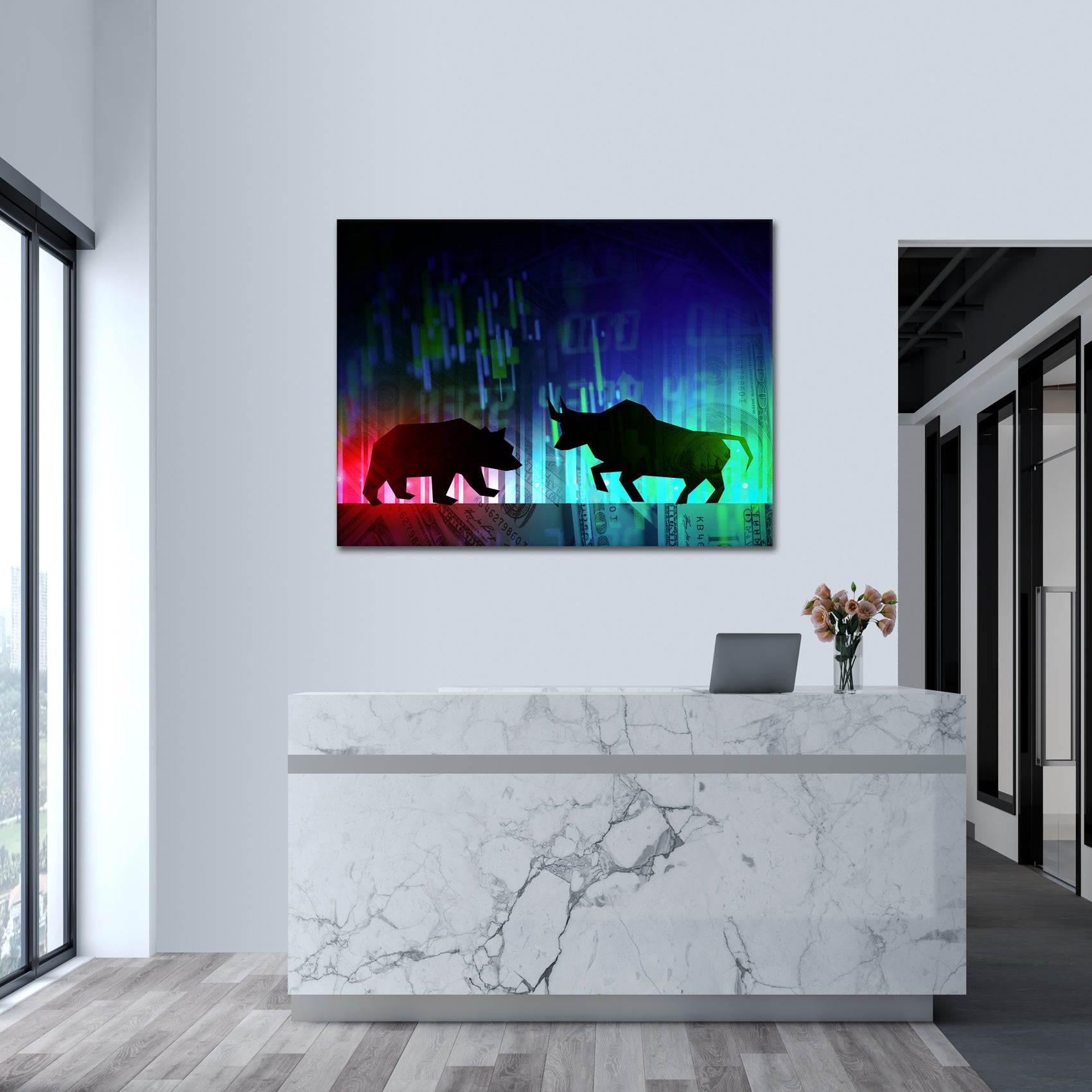 Market Beasts - acrylic glass