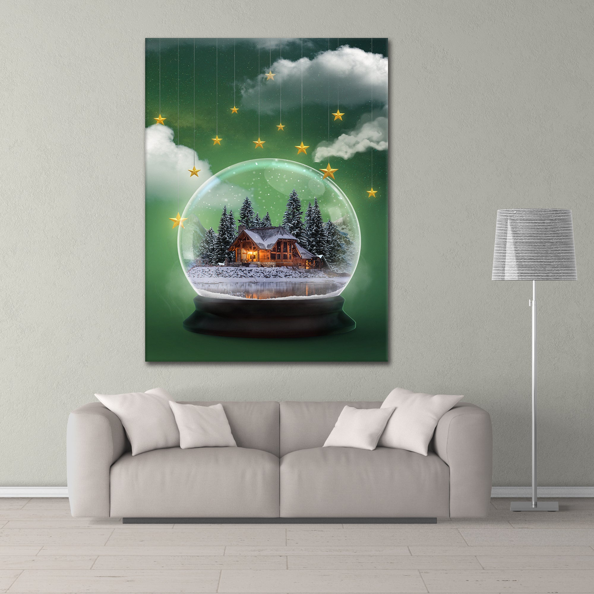 Magical Snow Globe - Leinwandbild