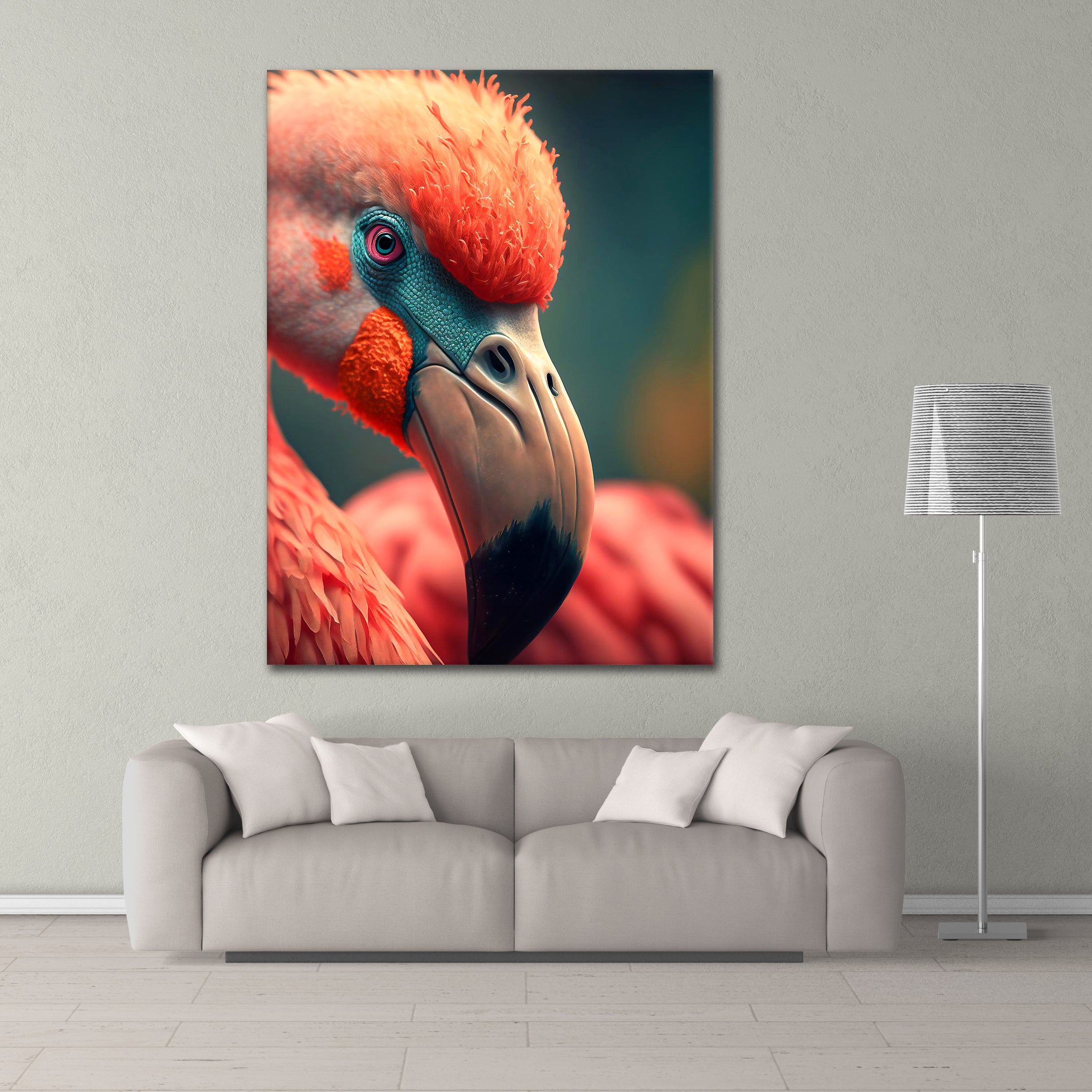 Flamingo View - Poster