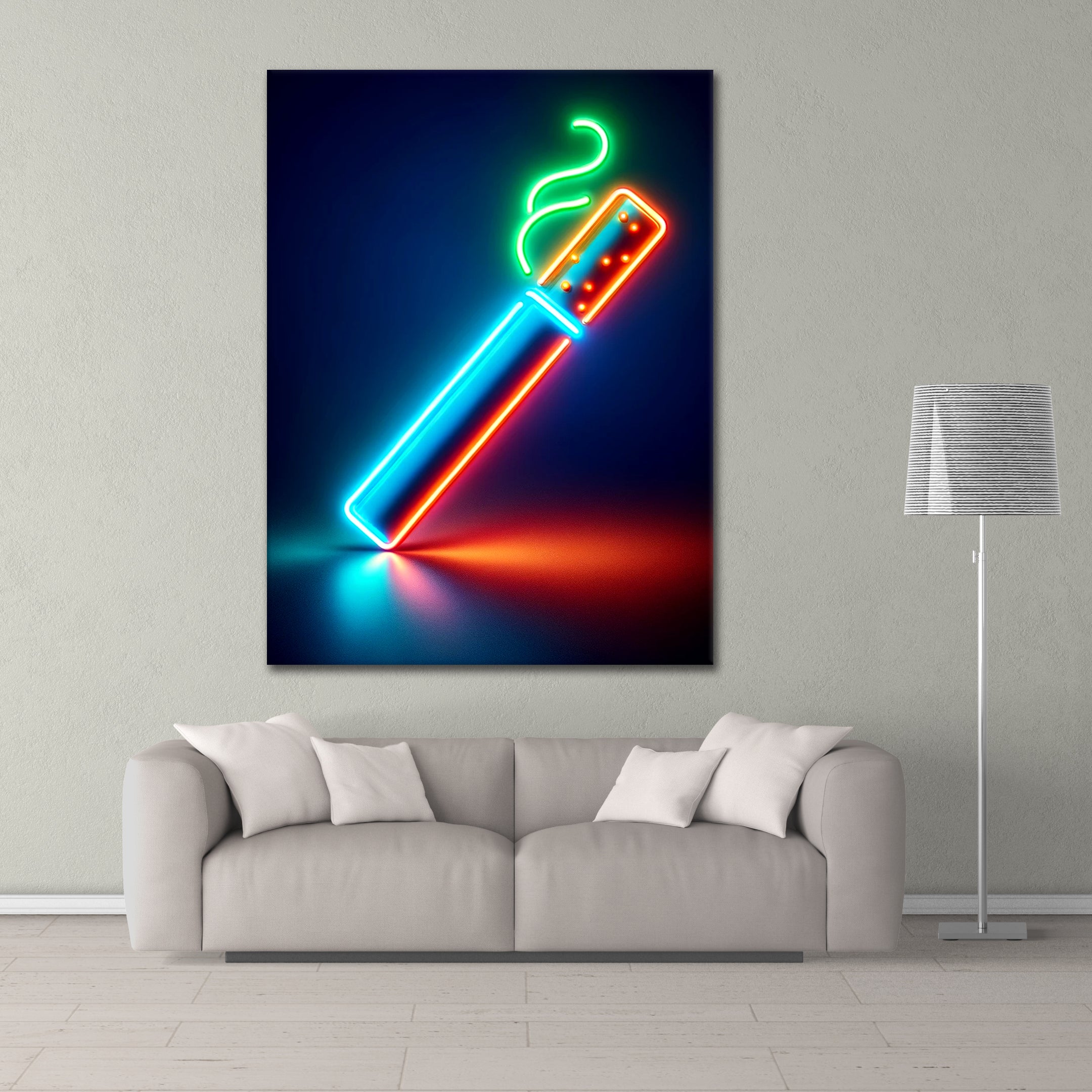 Glowing Cigarette - Poster