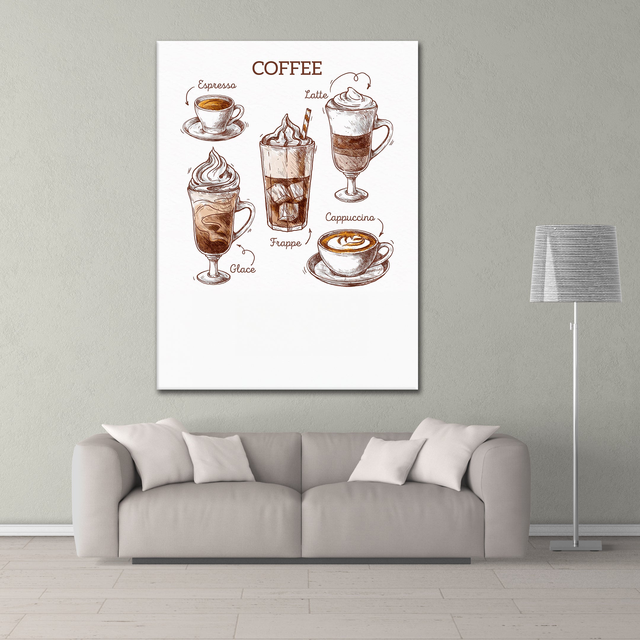 Caffeine Sketch - Poster