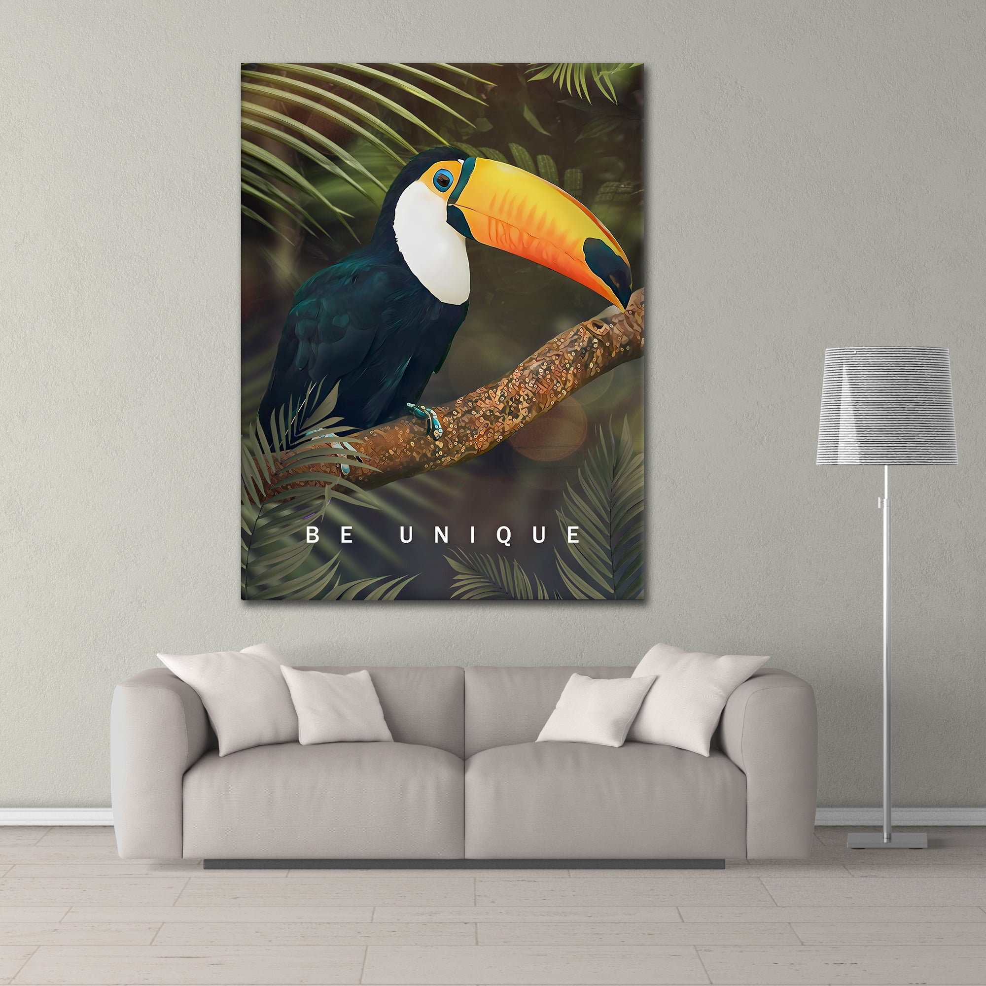 Unique Toucan - acrylic glass