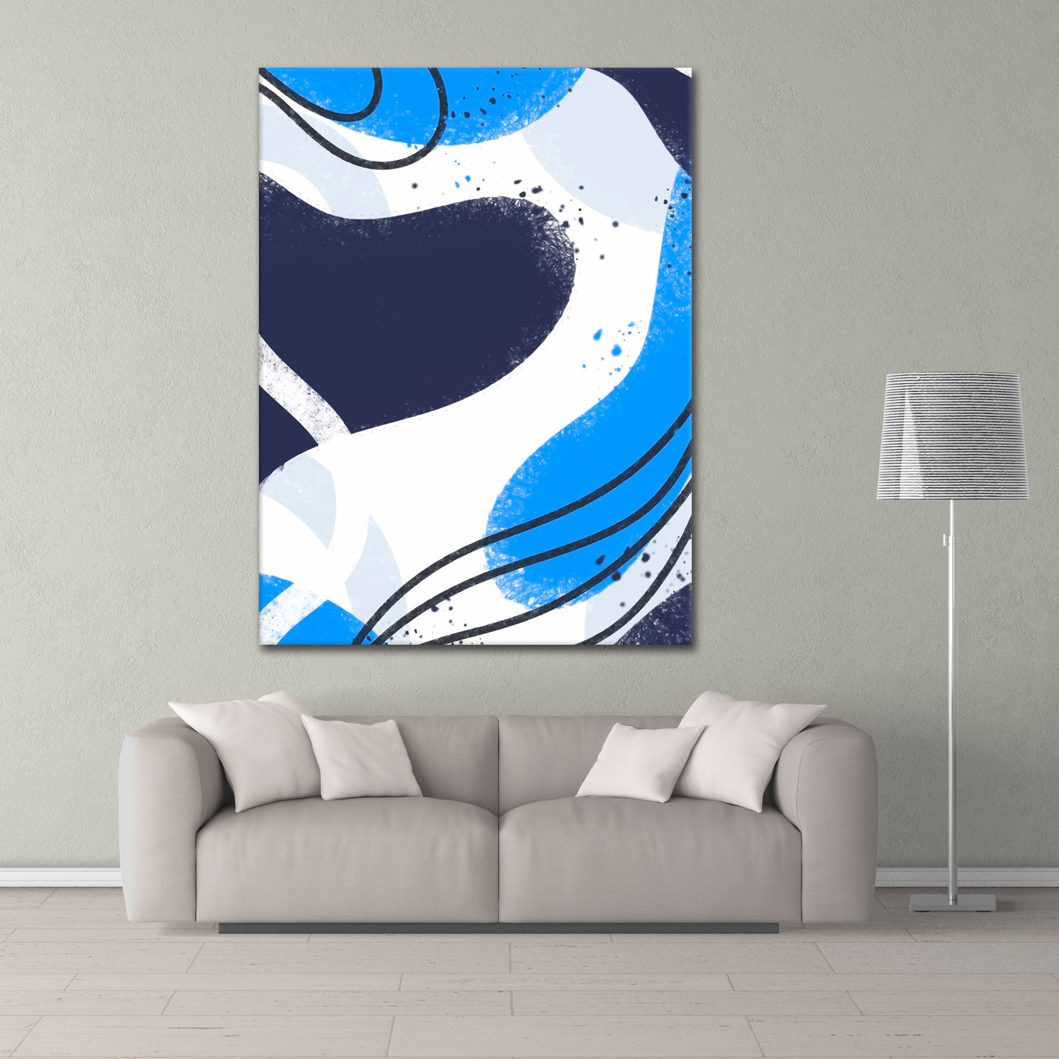 Blue Harmony V.3 - Acrylglas