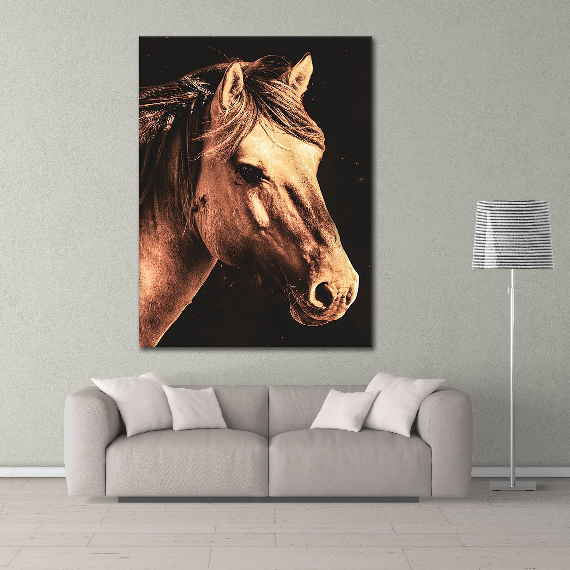 Majestic Horse Gaze - Acrylglas