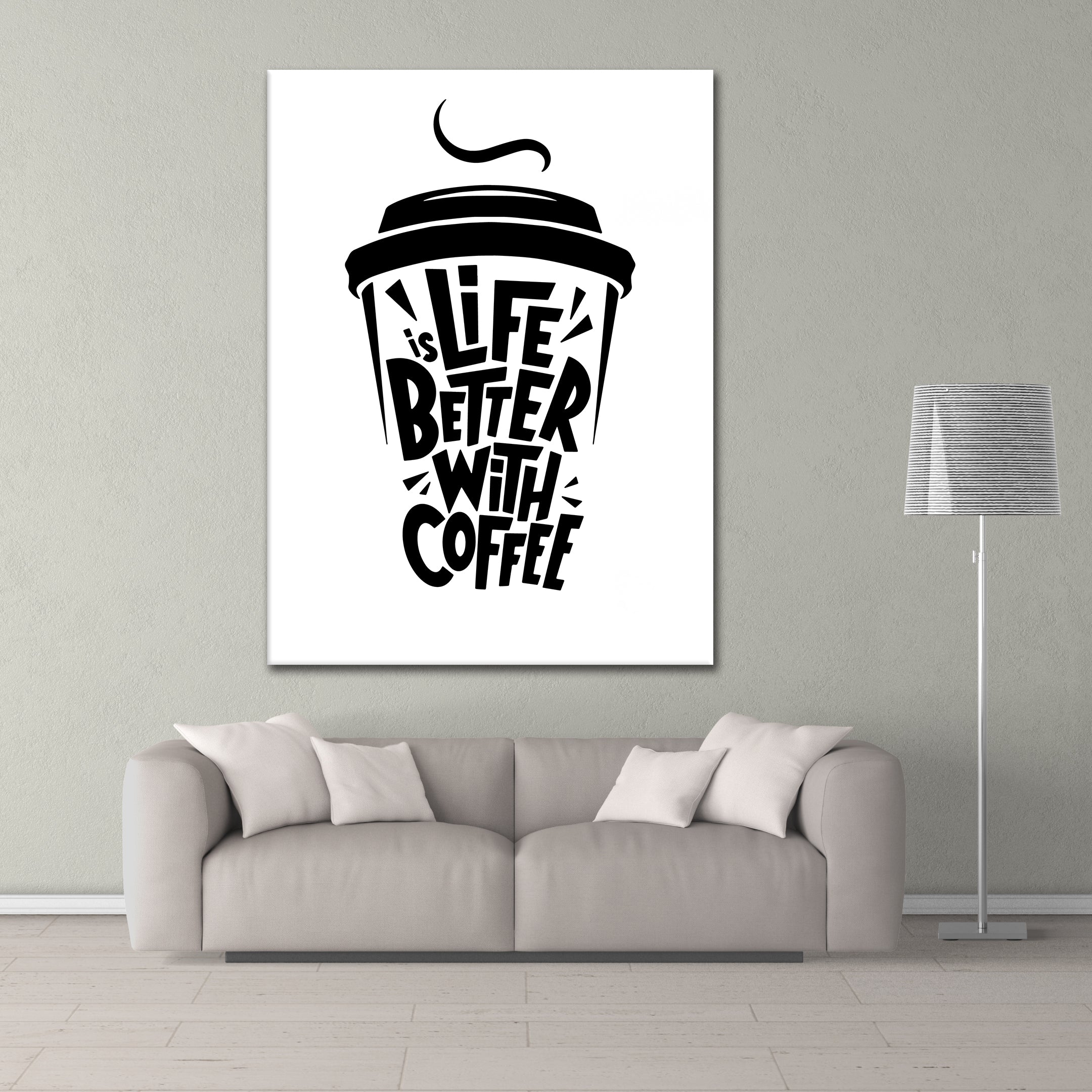 Caffeine Mantra - Acrylglas