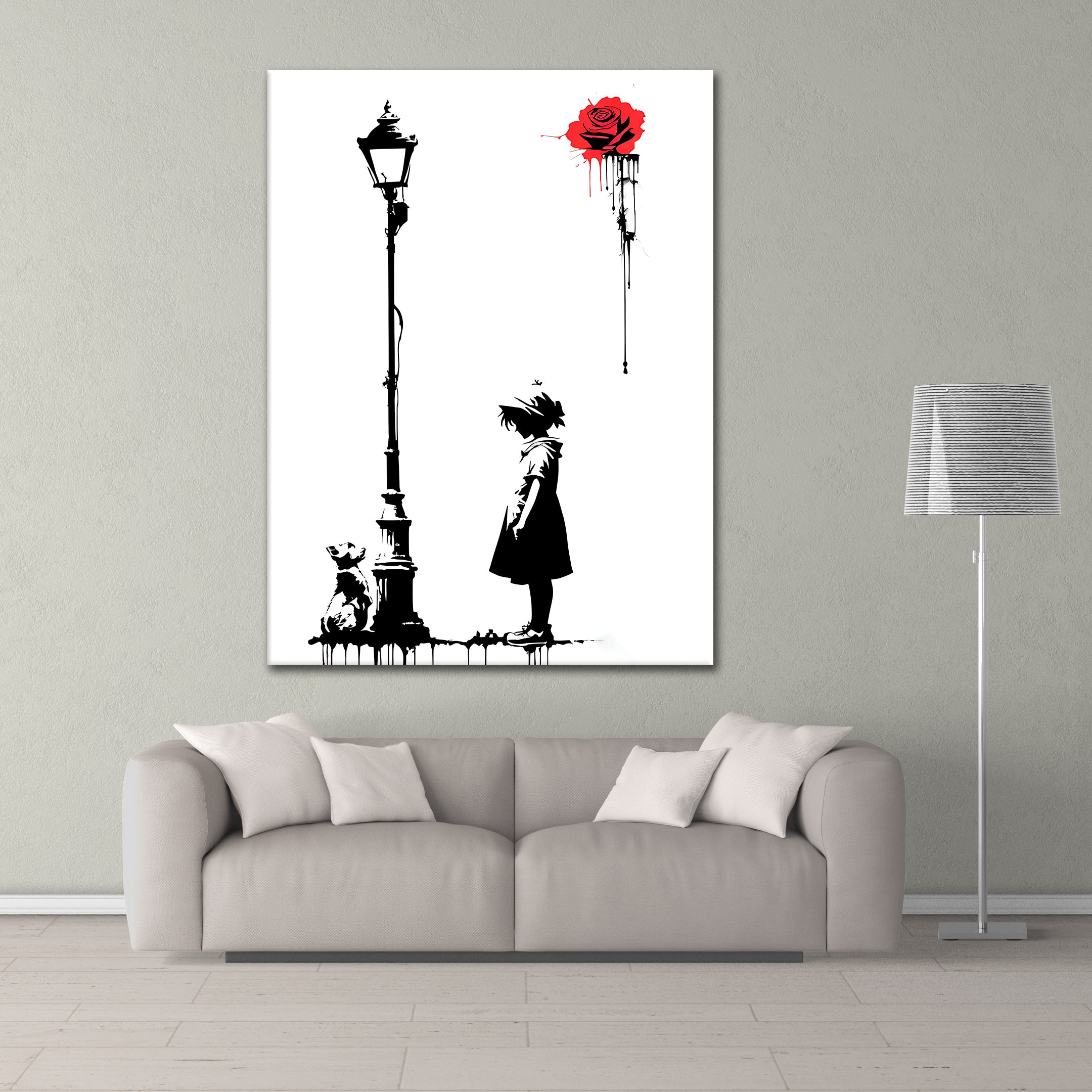 Banksy Innocence Shade - Alu Acrylglas