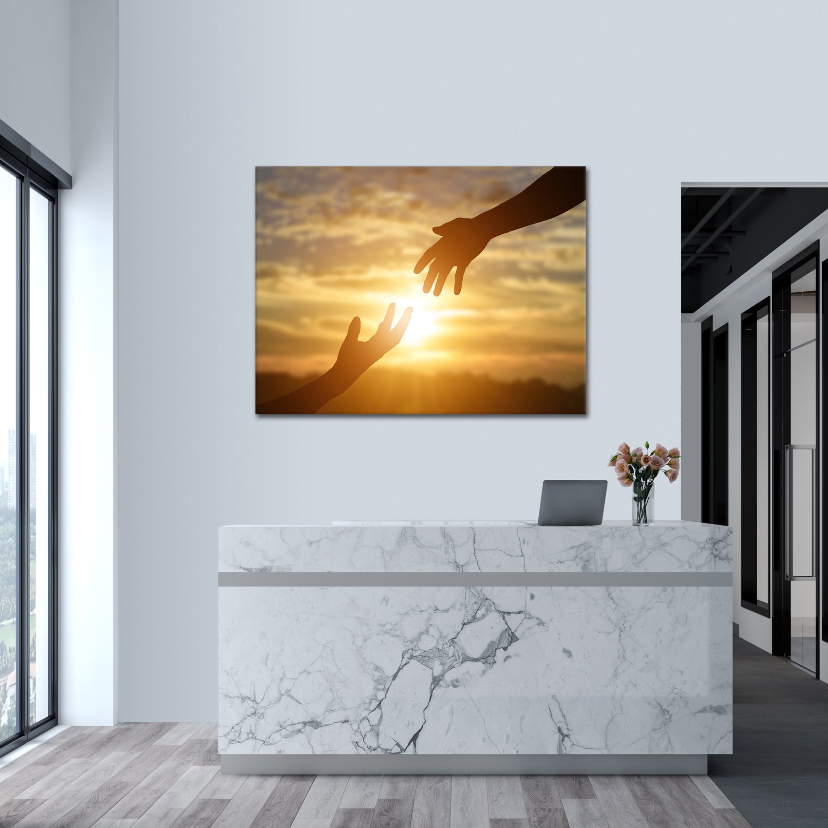 Sunlit Touch - canvas picture