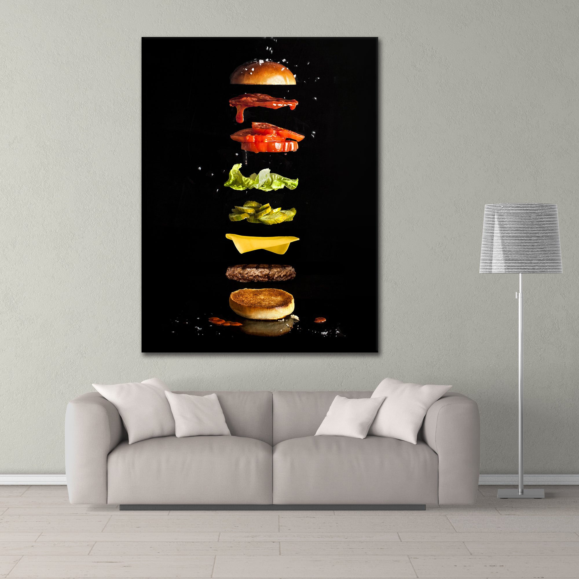 Cinematic Cheeseburger - canvas picture