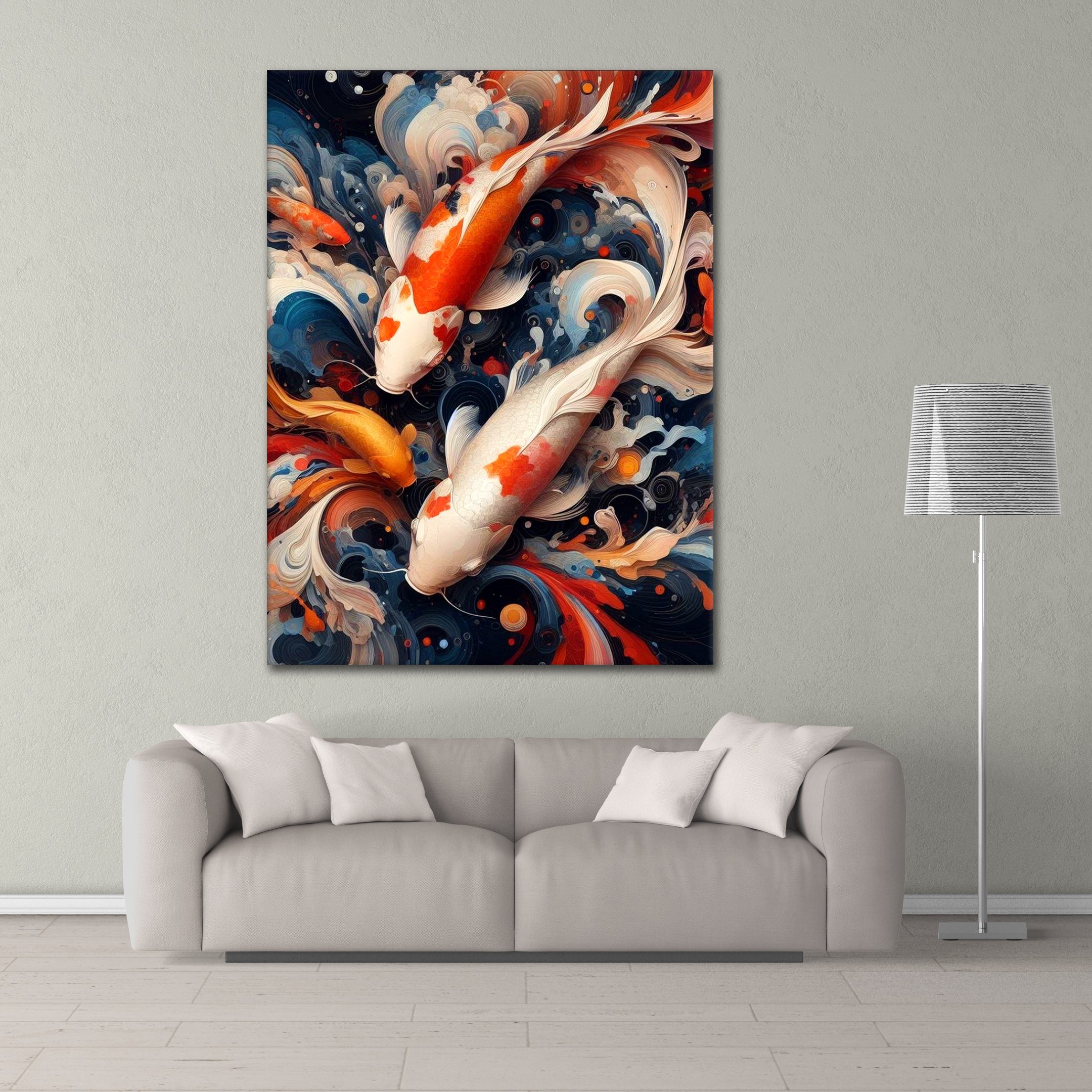 Koi Swimmers - Poster