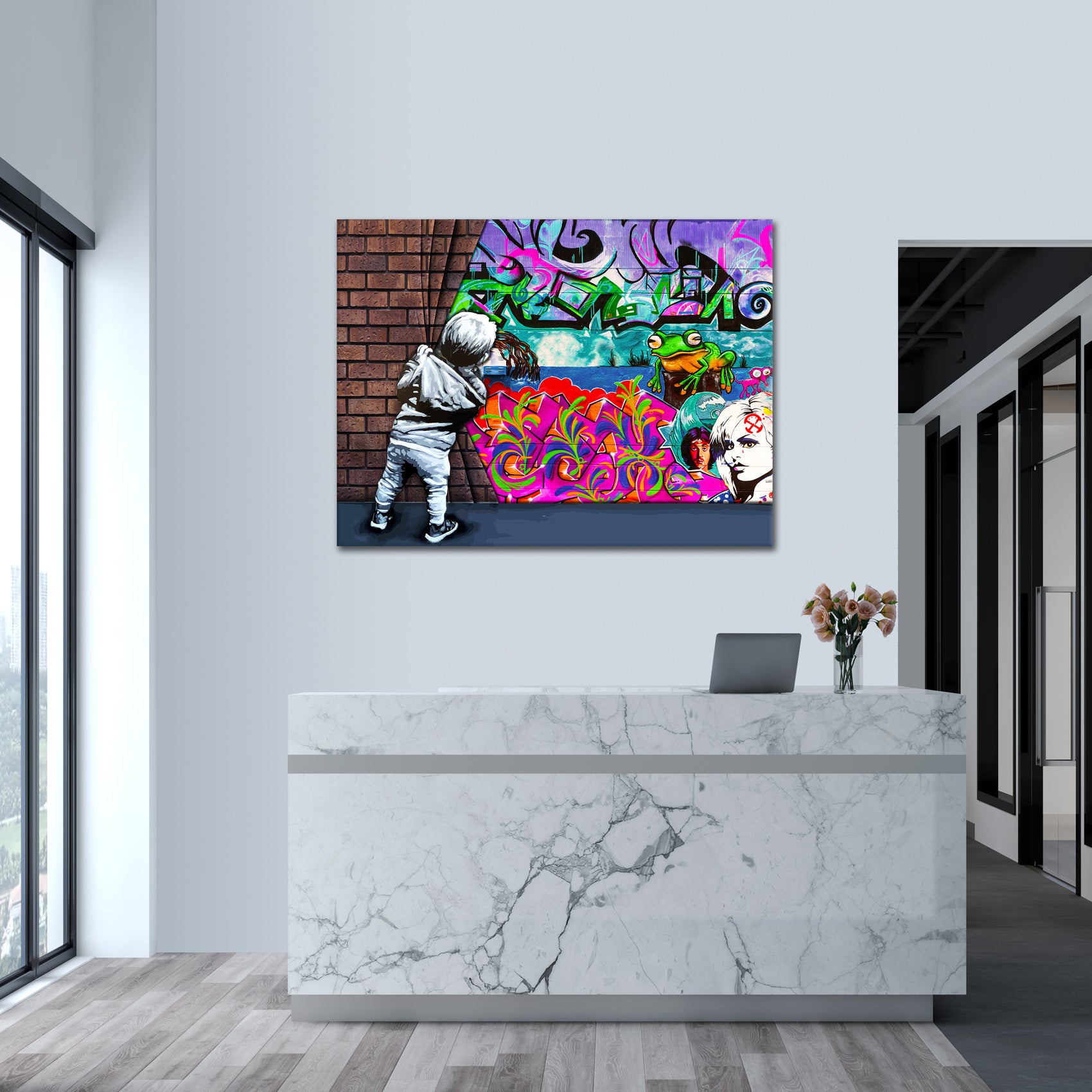 Graffiti's Secret - aluminum acrylic glass