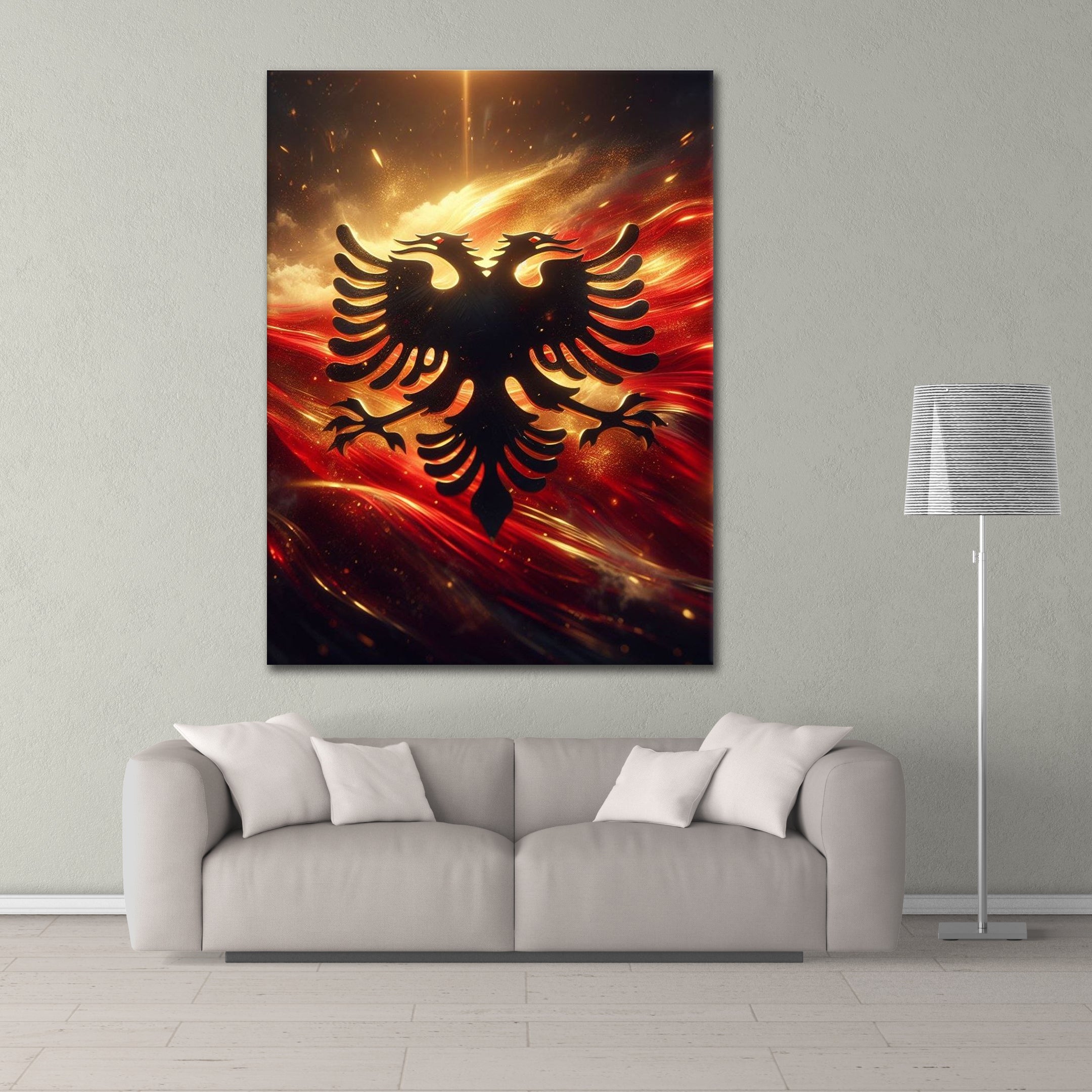 Albanian Flame - Alu Acrylglas