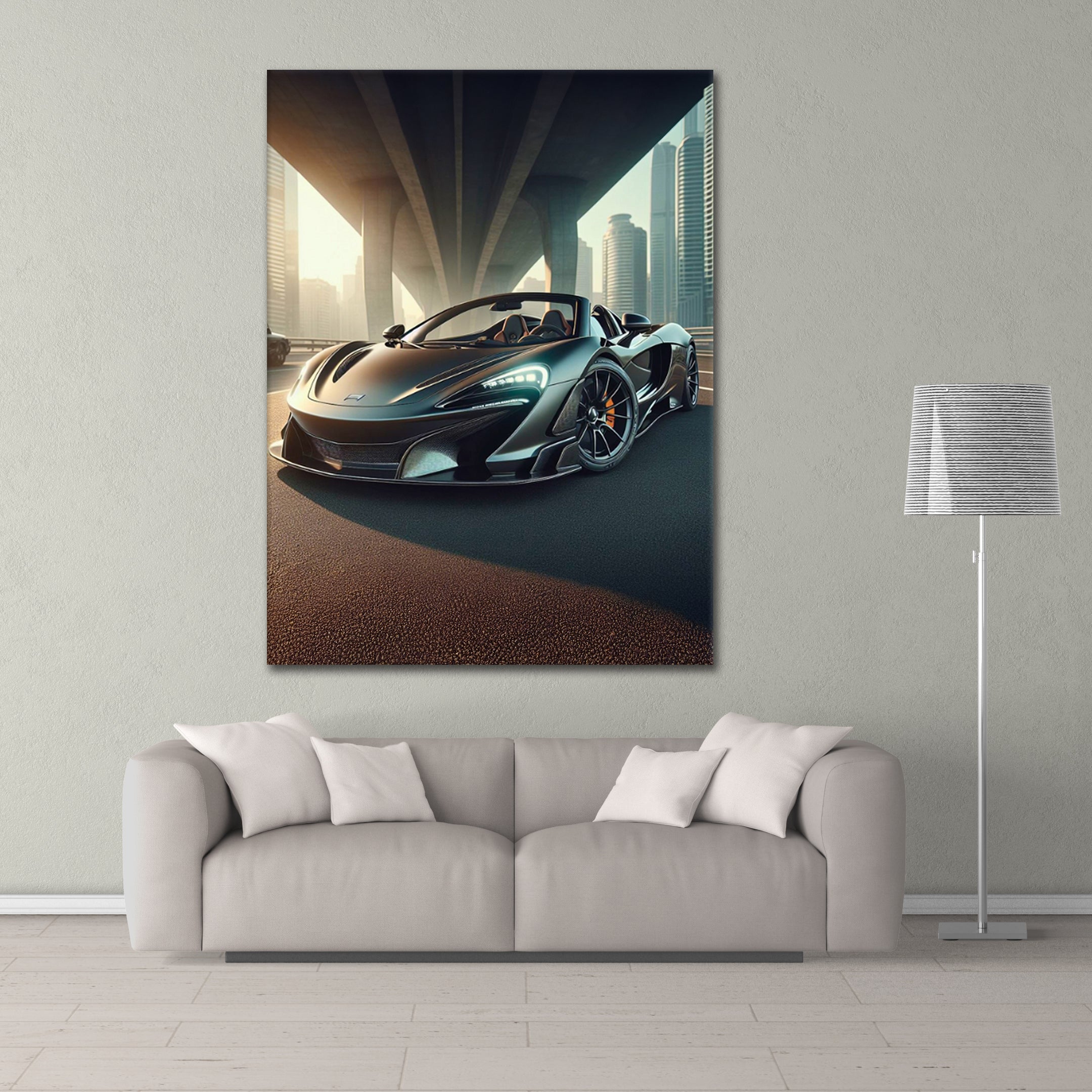 Sunset McLaren - poster