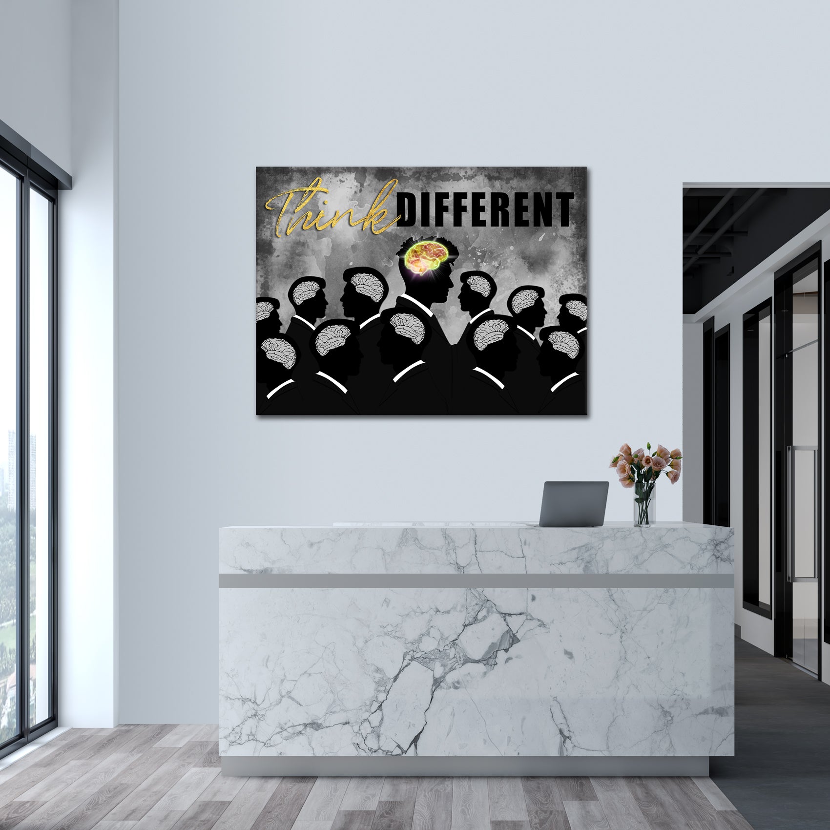 Think Different - Acrylglas