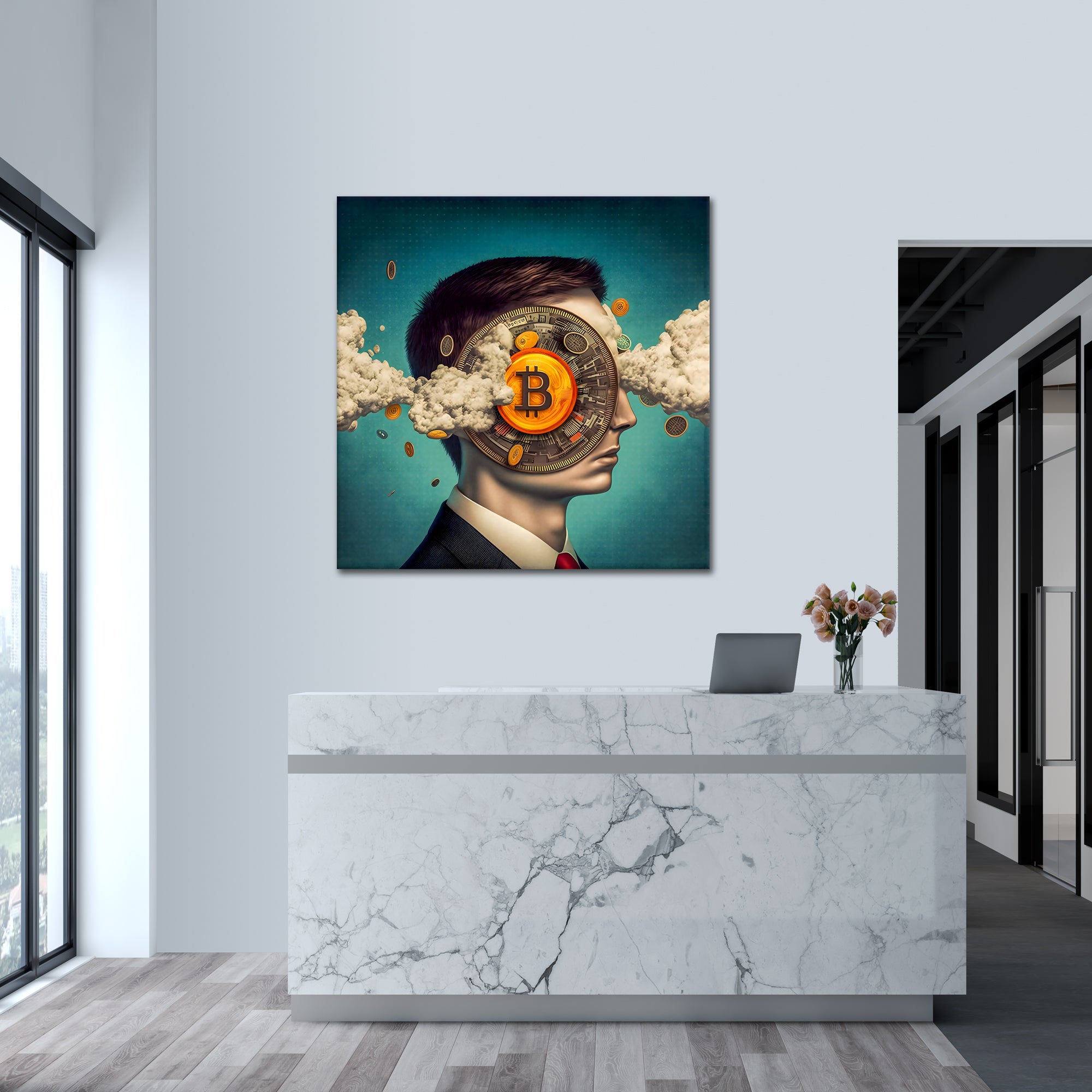 Bitcoin Boom - Canvas Picture