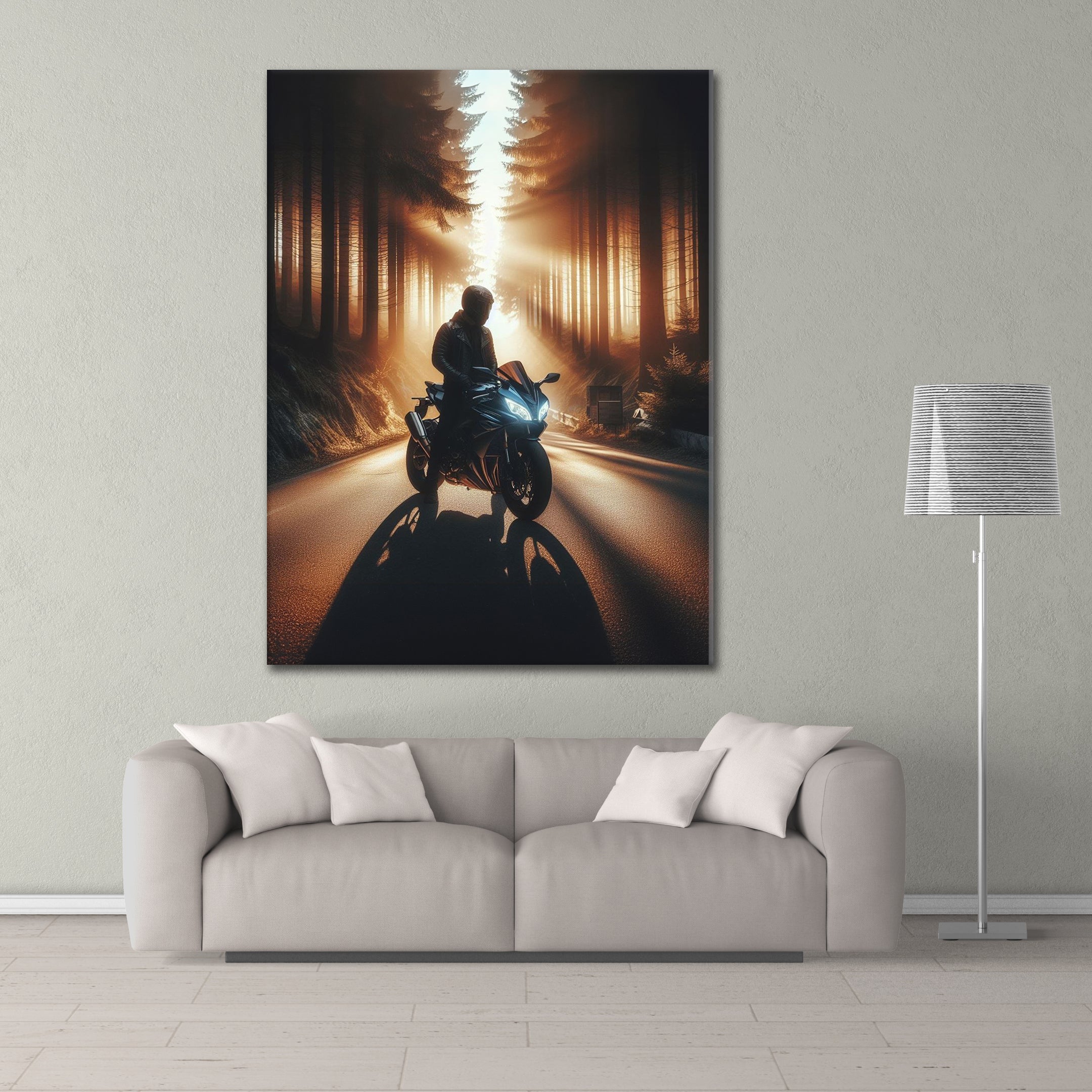 Forest Biker - Poster