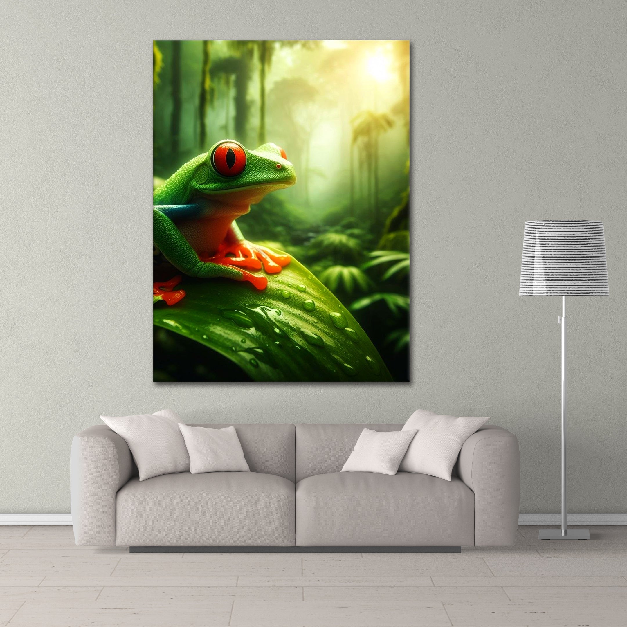 The Jungle Frog - Leinwandbild