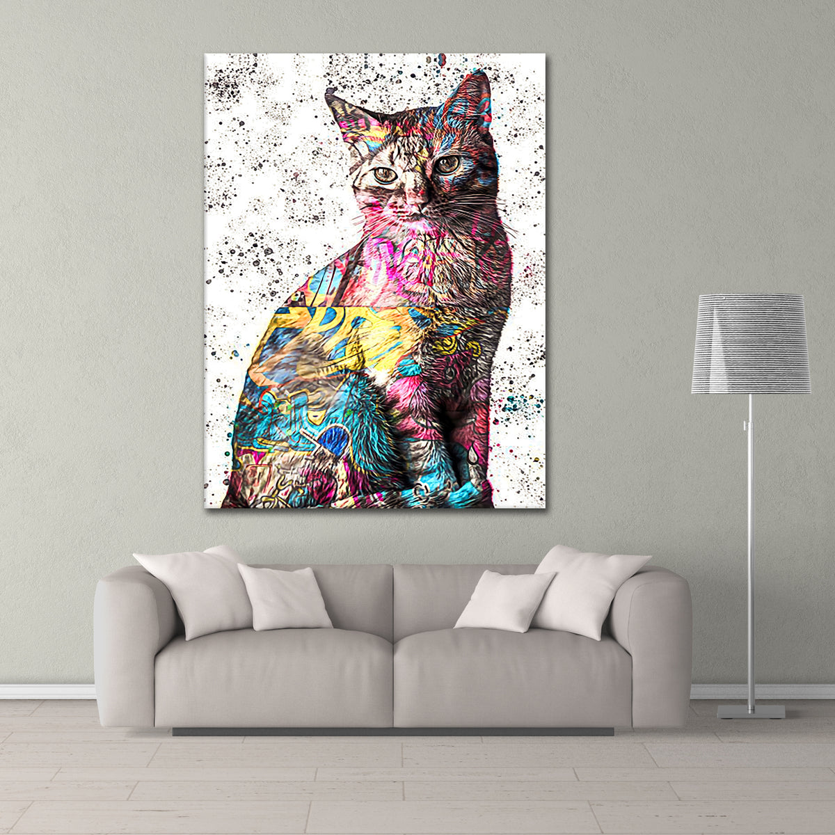 Rainbow Kitty - Poster