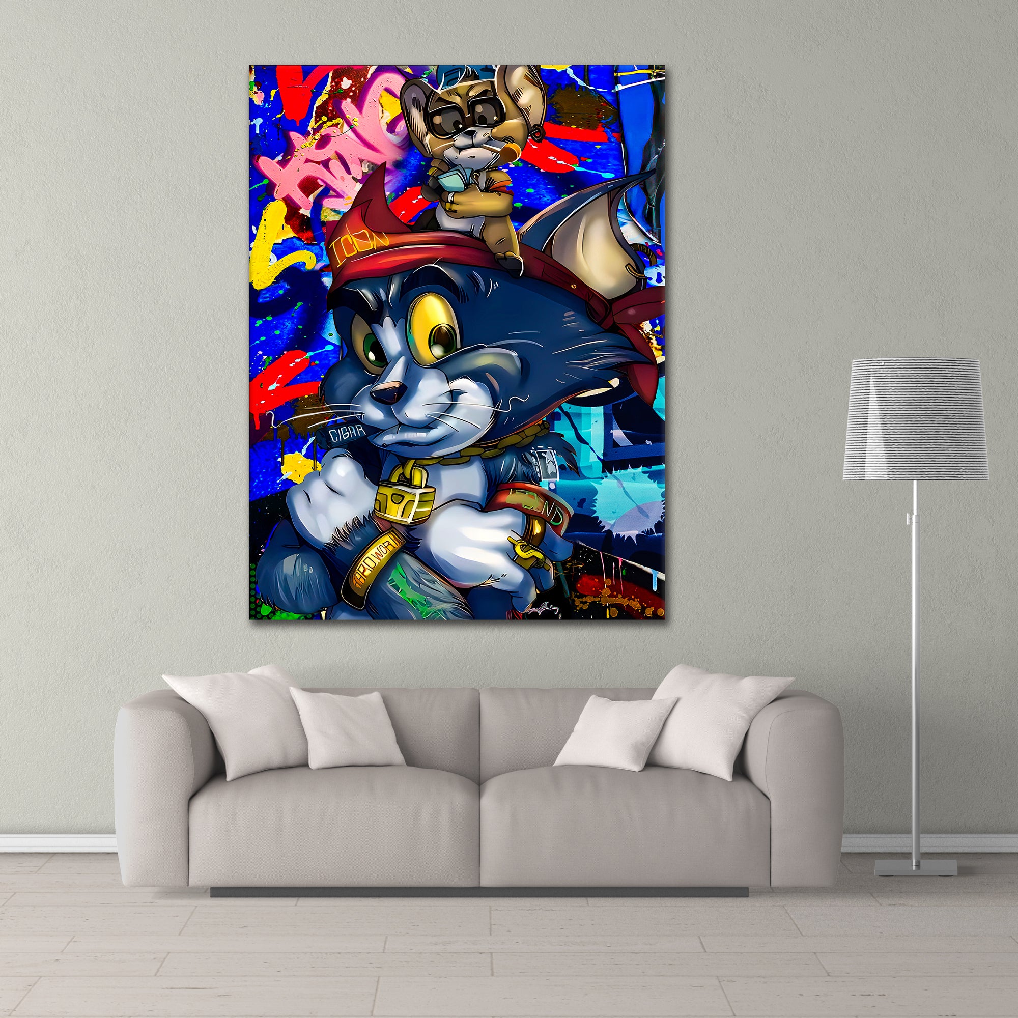 Tom & Jerry's Bling - aluminum acrylic glass