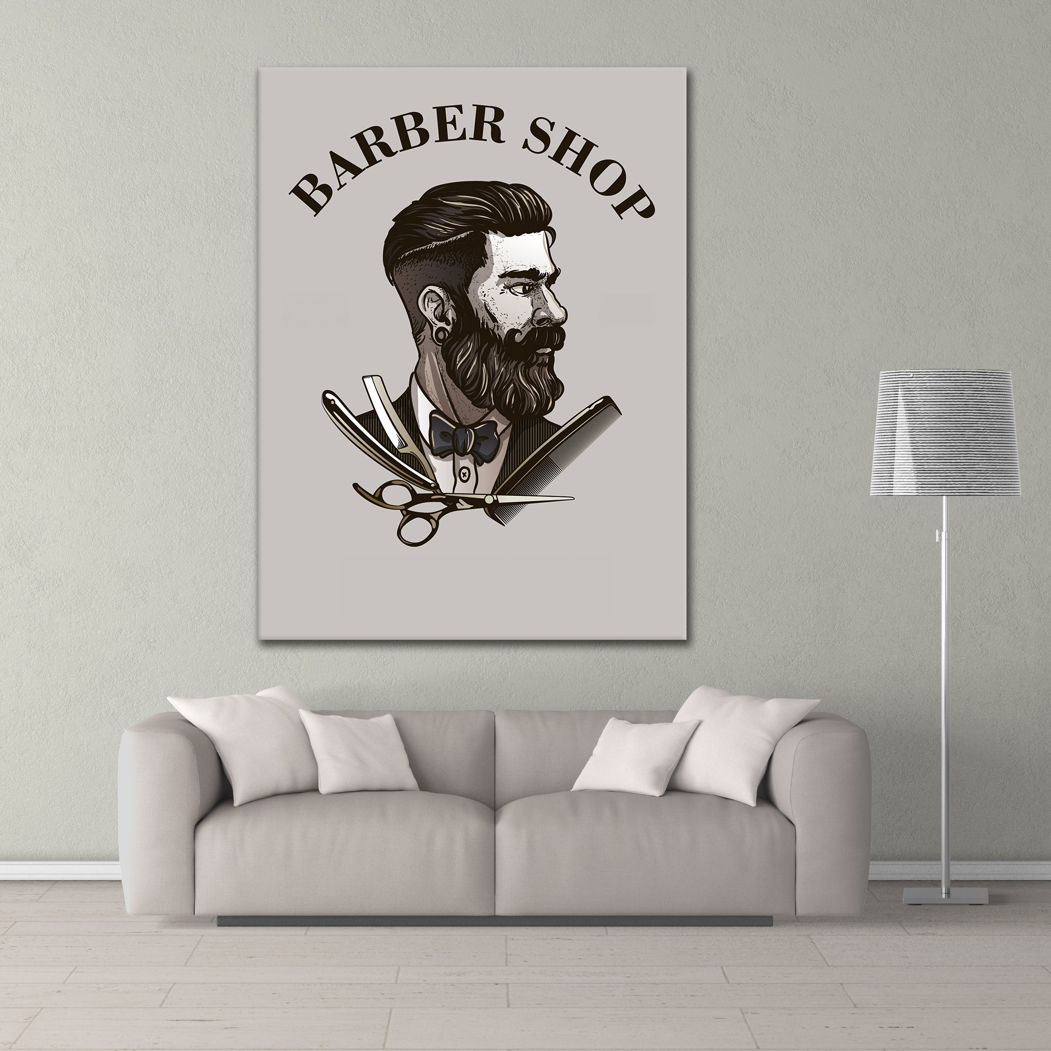 Barber Art - Leinwandbild