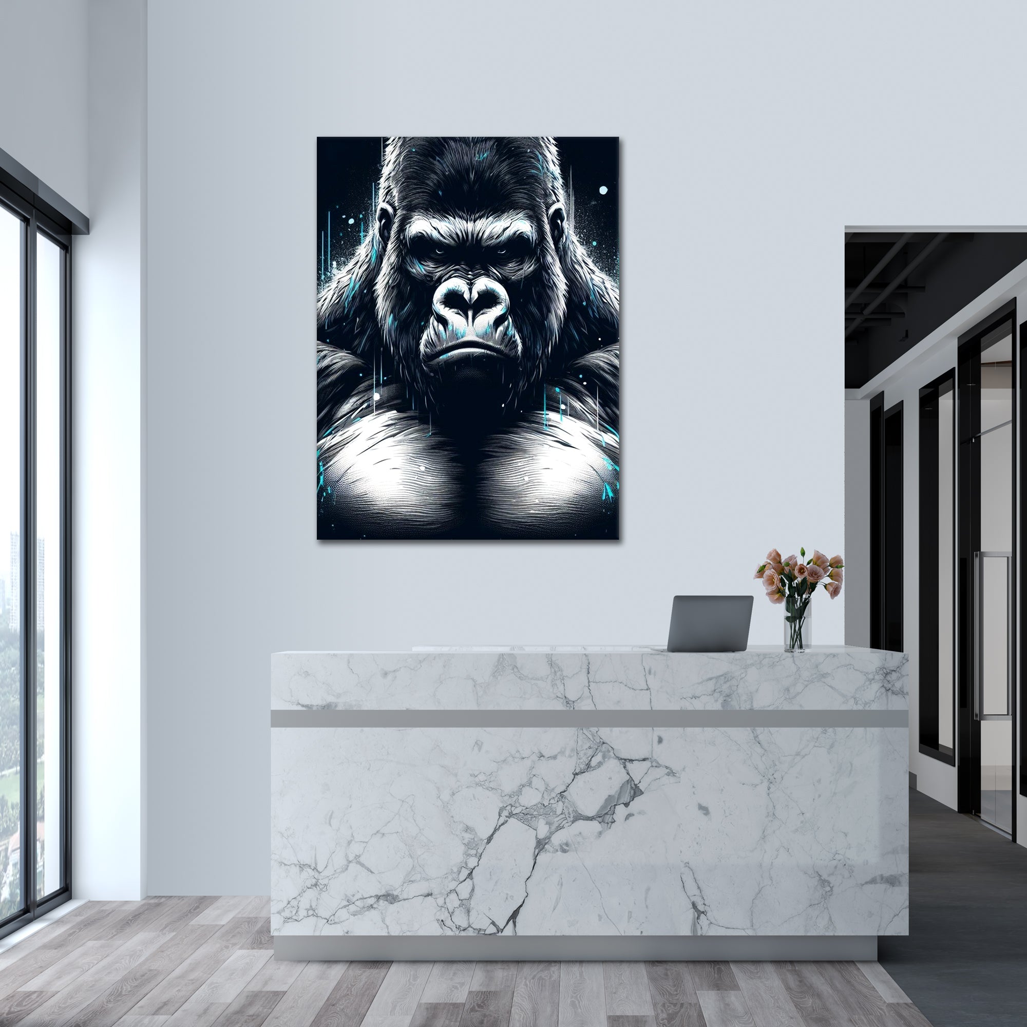 Gorilla Beast -  Alu Acrylglas