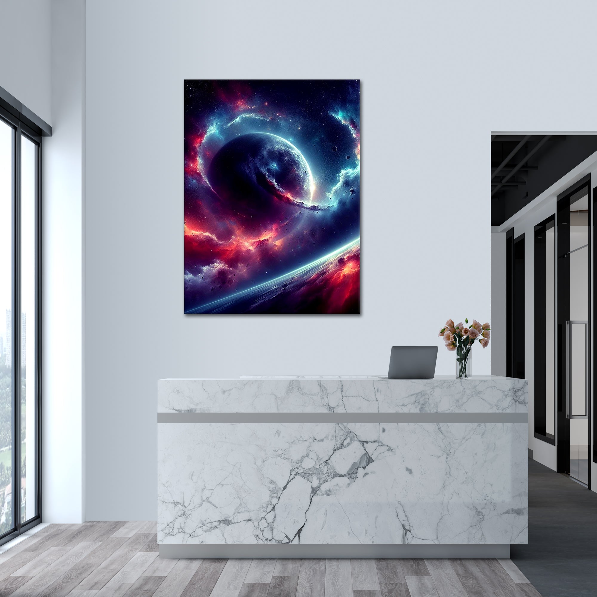 Galaxy Lights - Poster