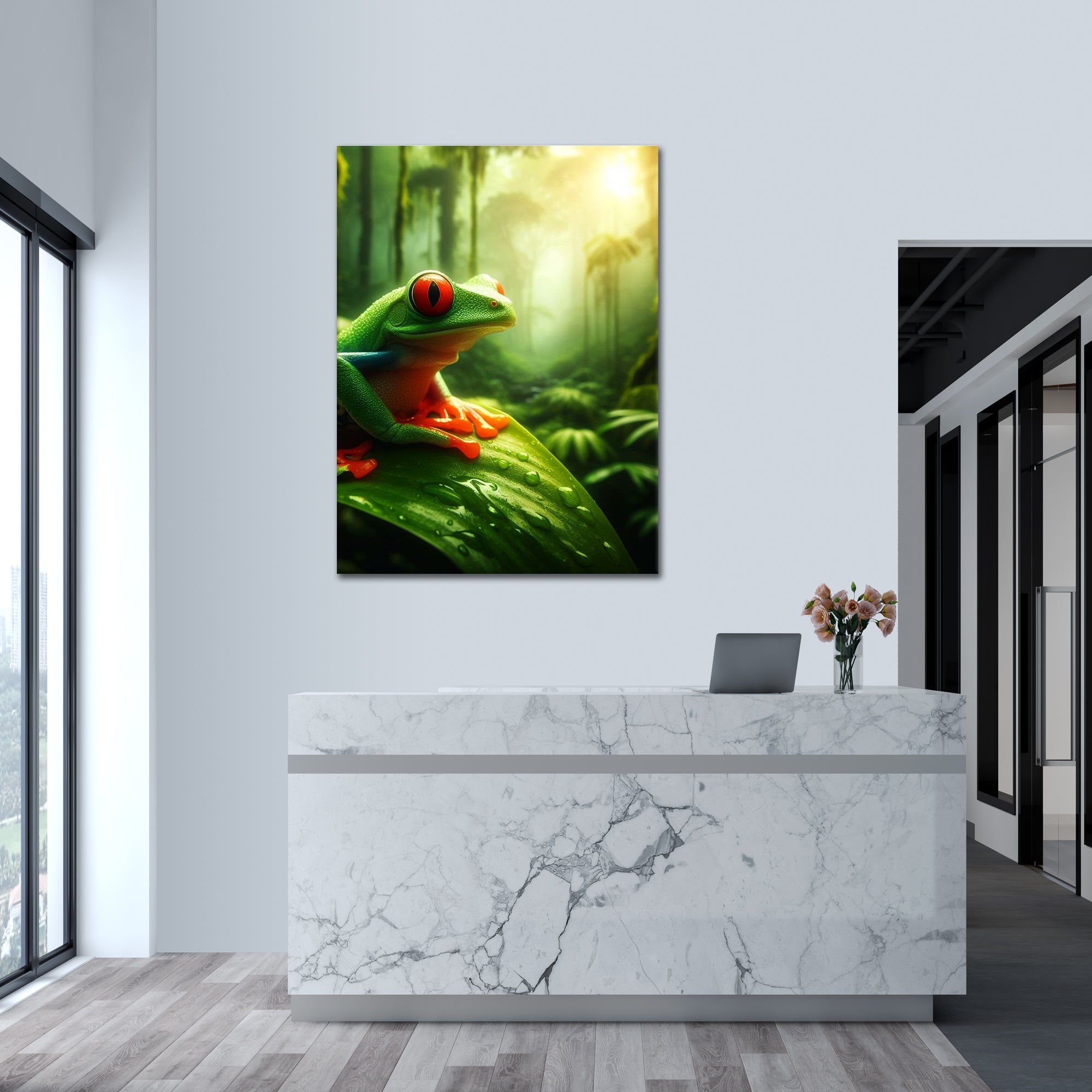 The Jungle Frog - Acrylglas