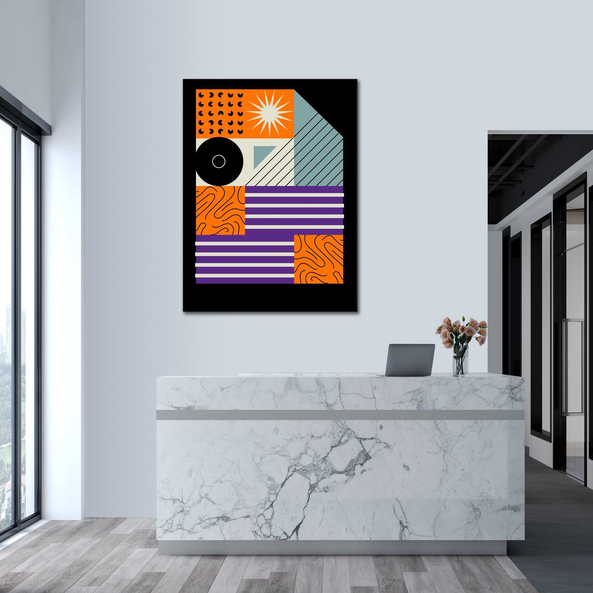 Geometric Paint - Poster