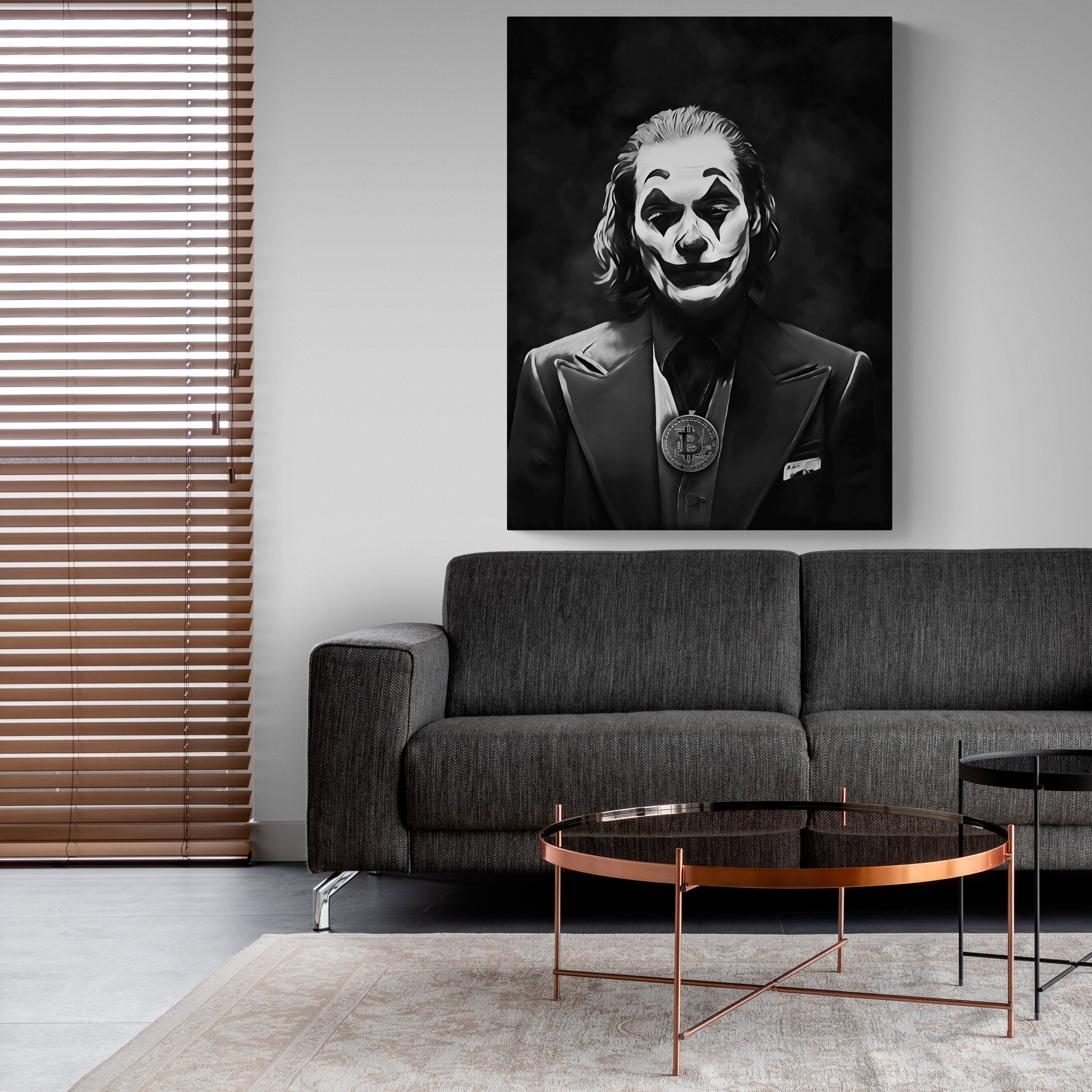 Joker's Face - aluminum acrylic glass