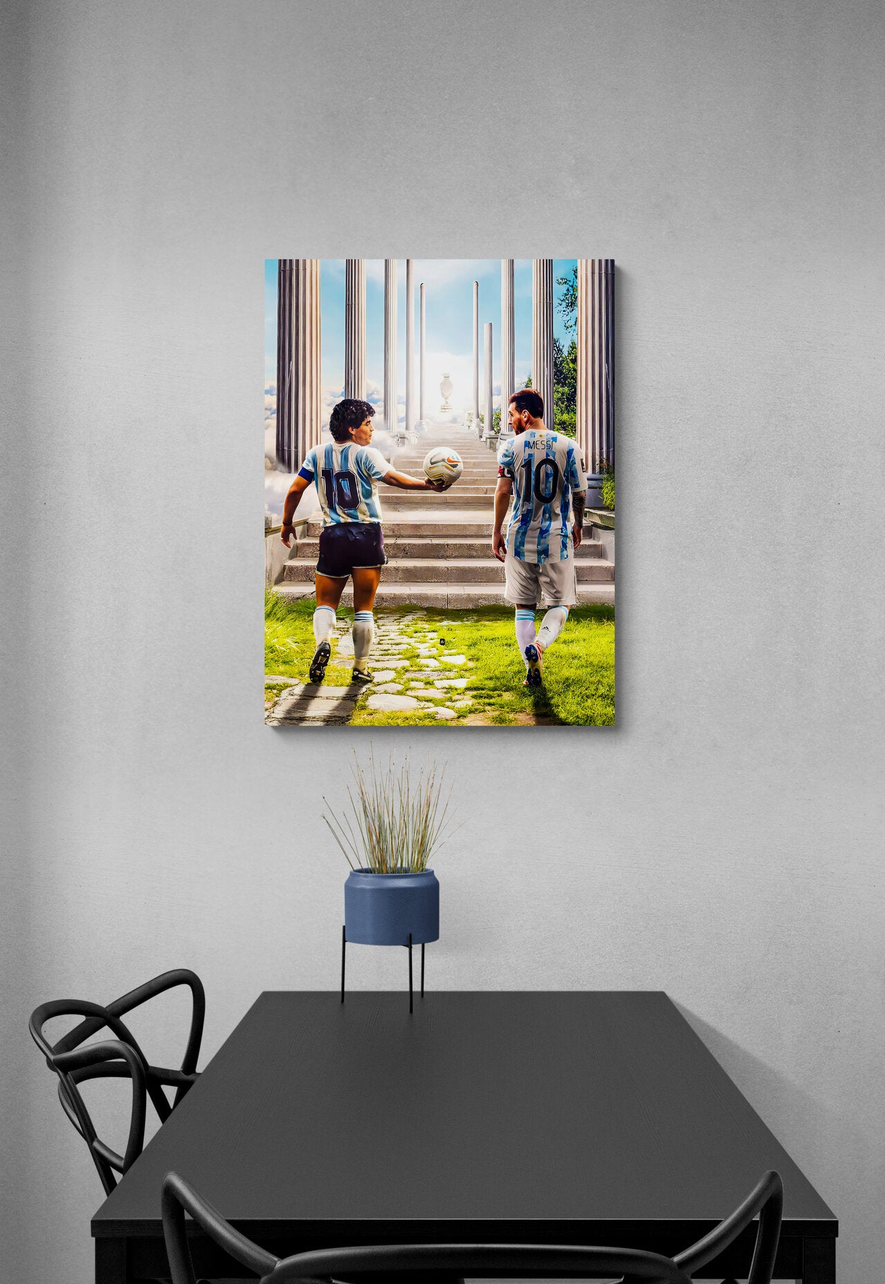 Football Olympus - canvas picture