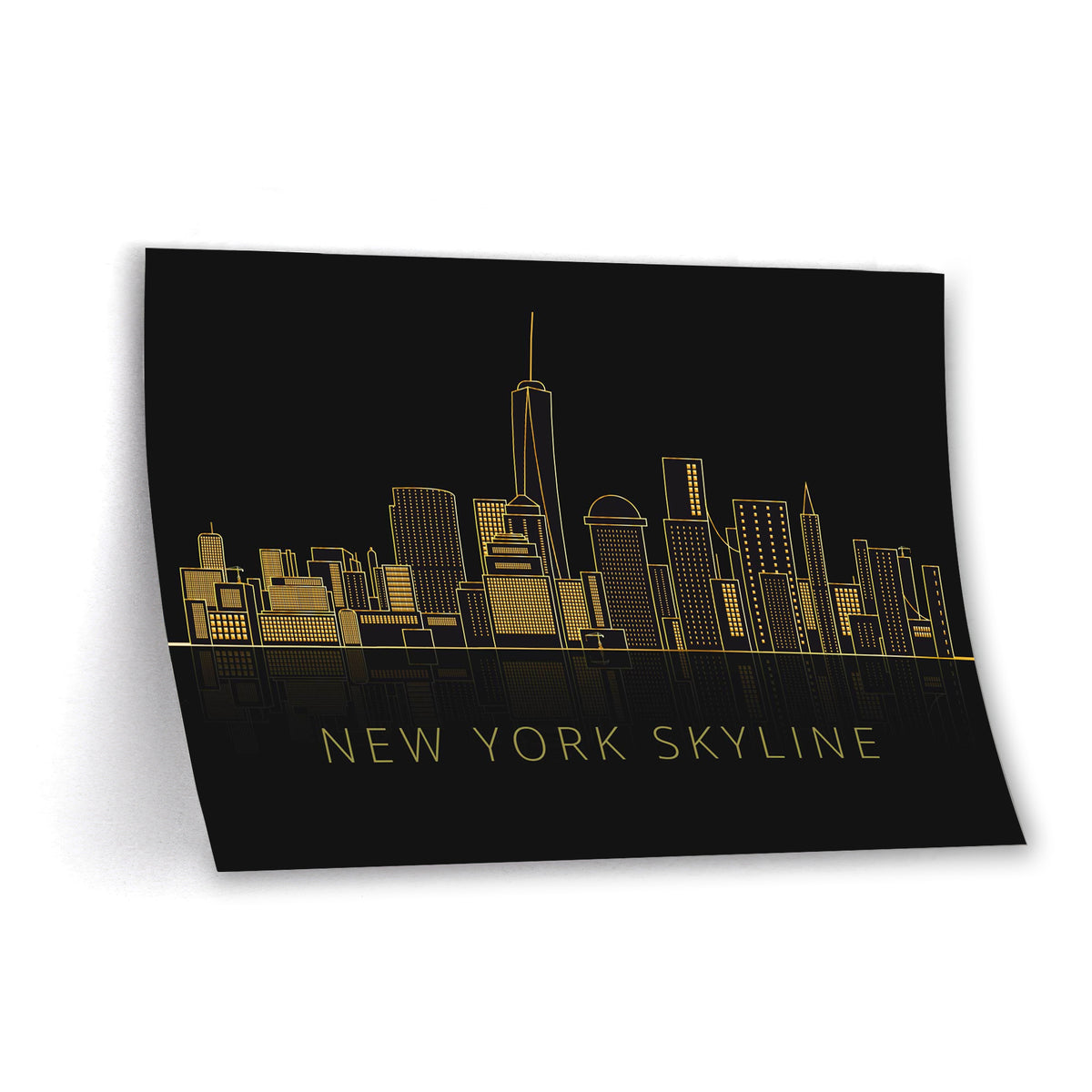 Skyline Reflection - Poster