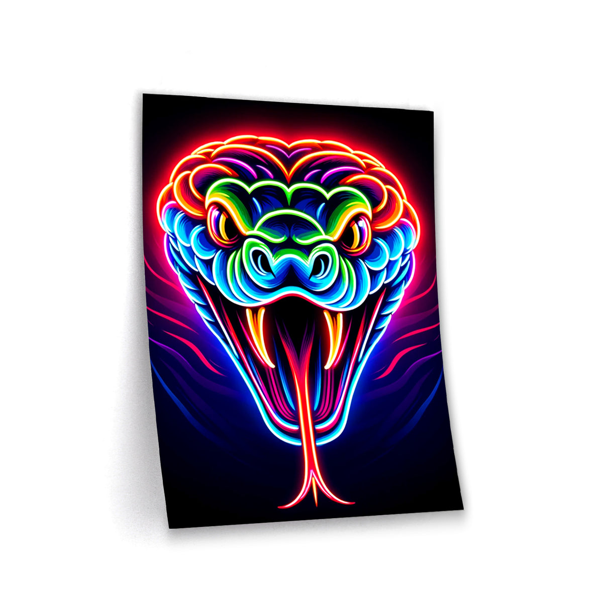 Neon Snake - Poster