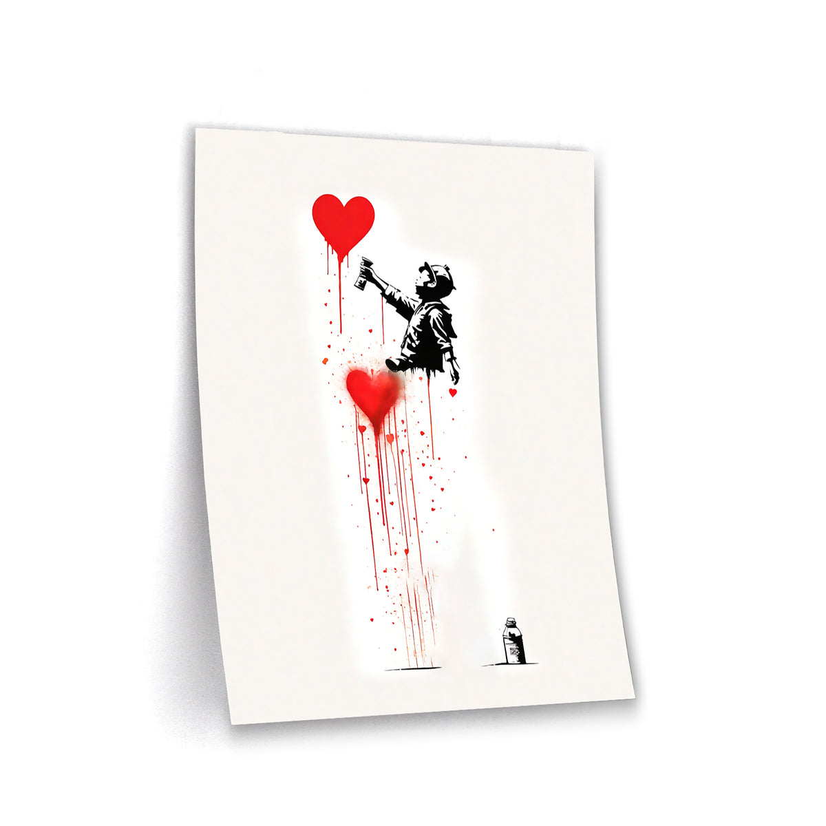 Banksy Love's Graffiti - Poster