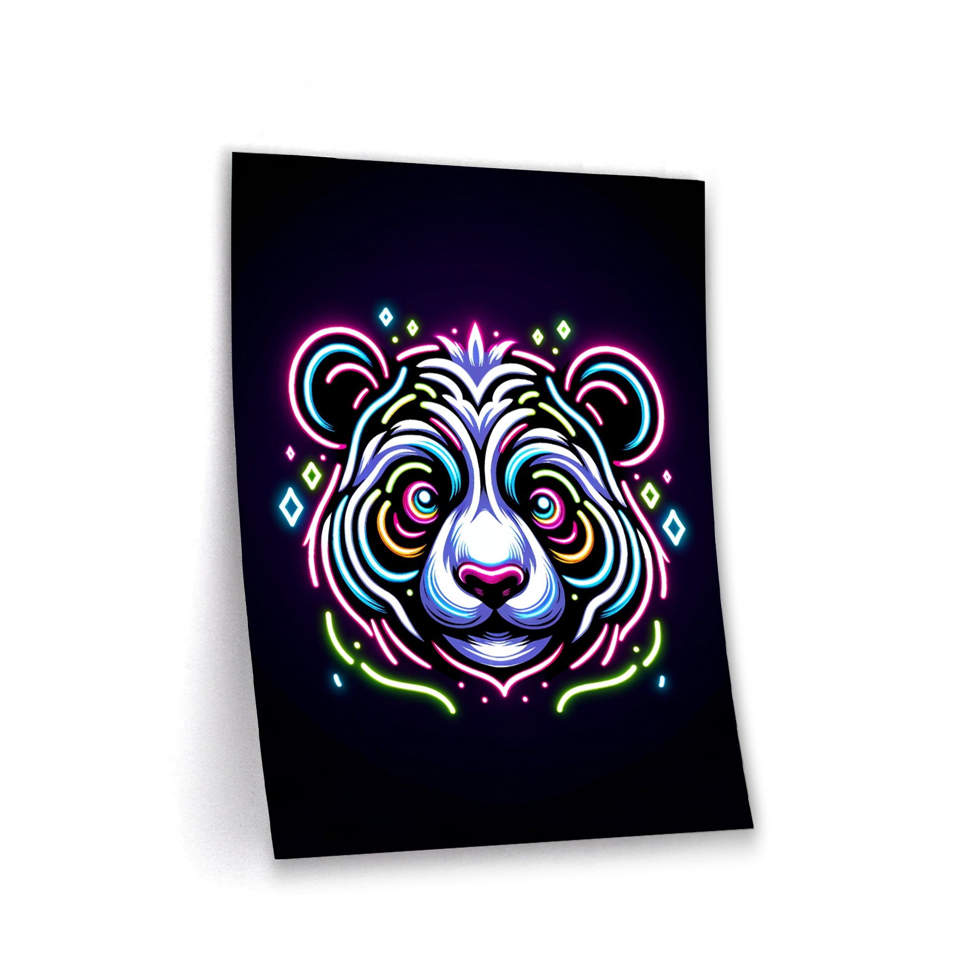 Neon Panda - Poster