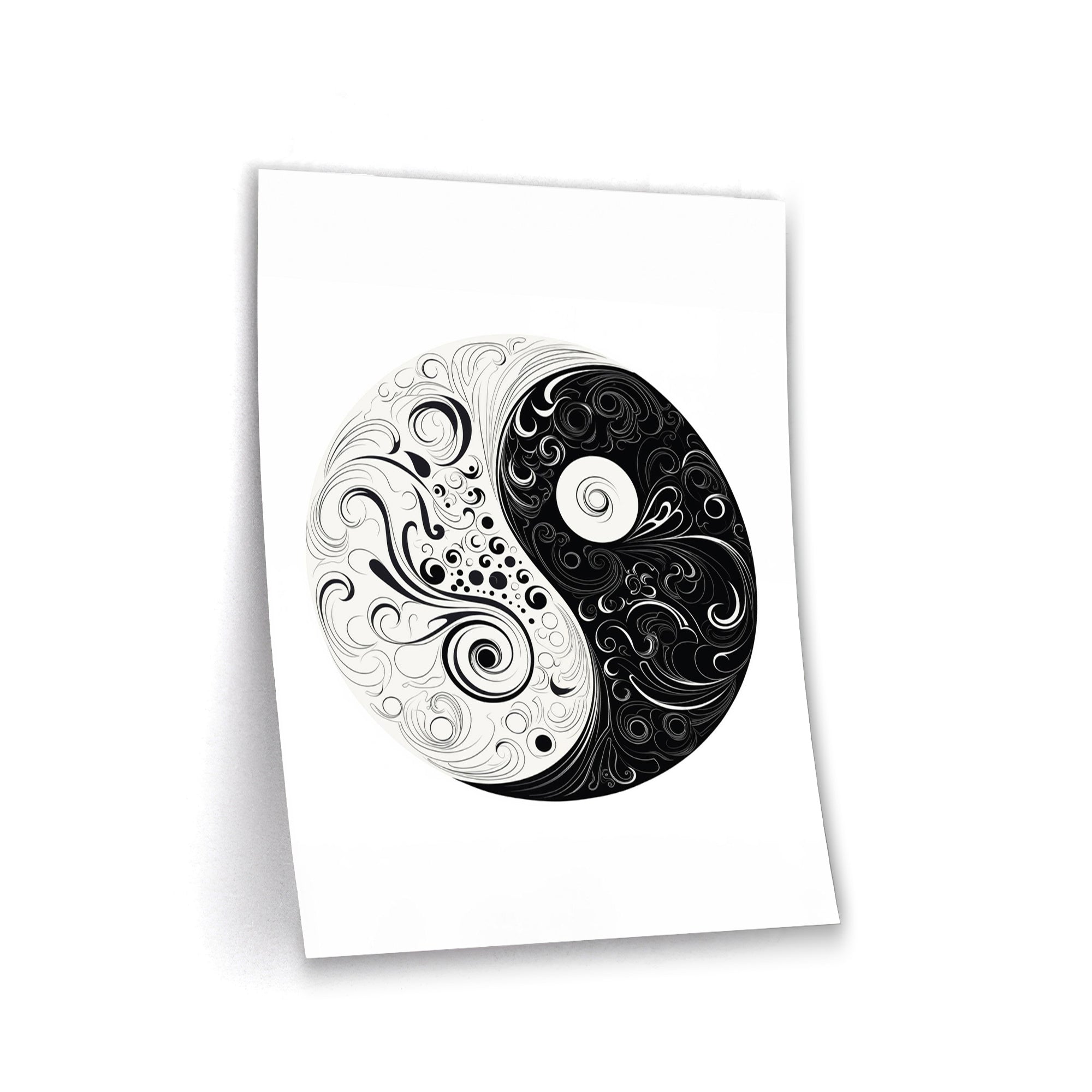 Yin Yang Flow - Leinwandbild