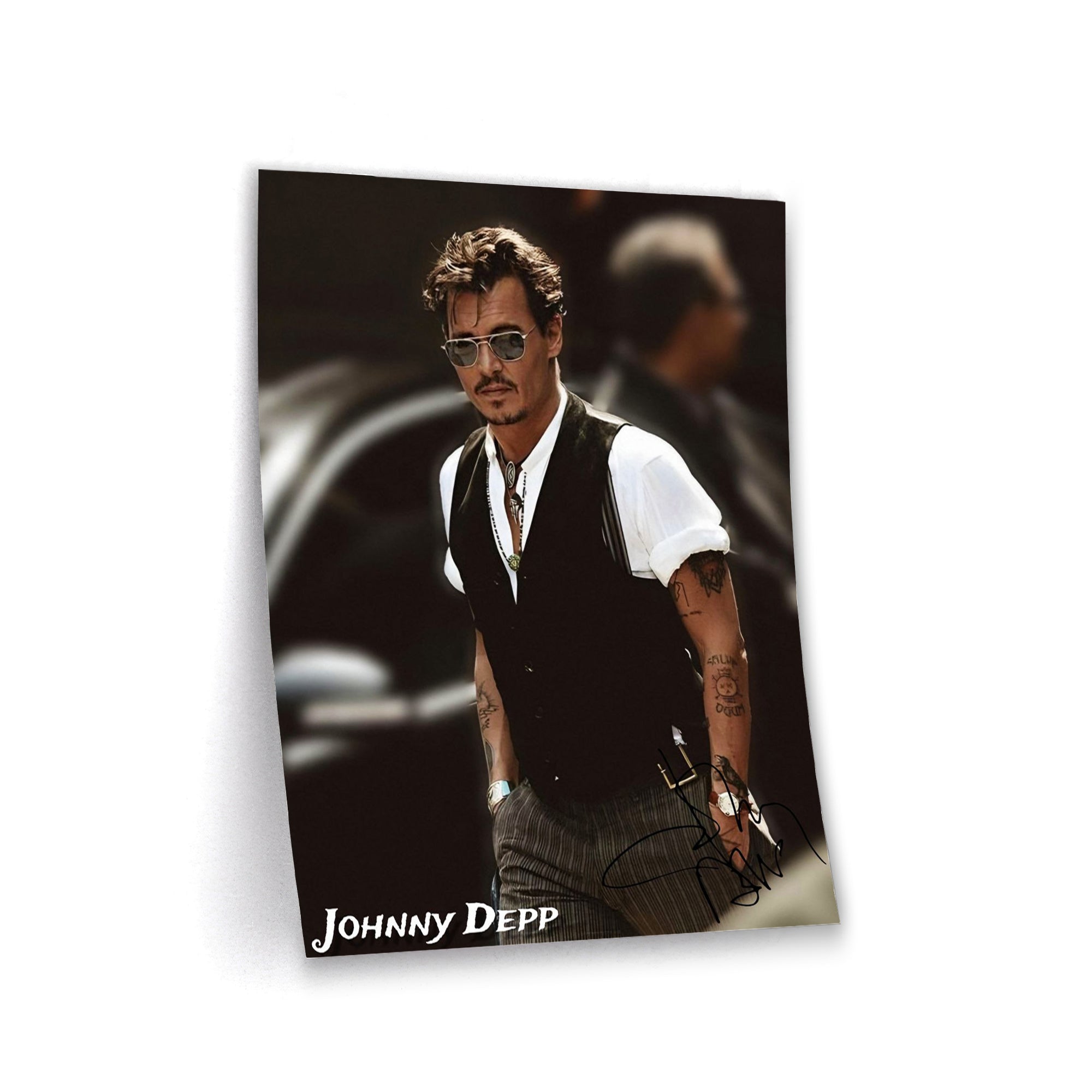 Stylish Johny Depp - Leinwandbild