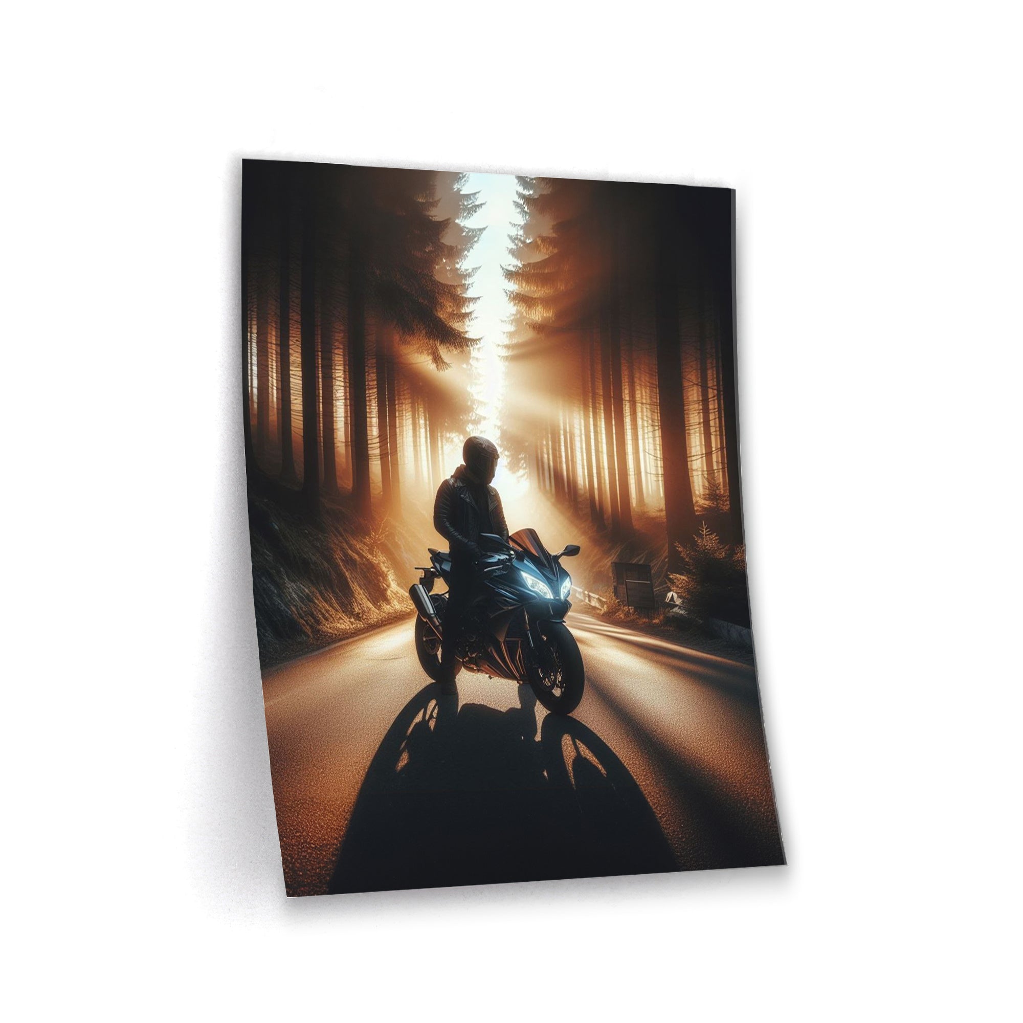 Forest Biker - Poster