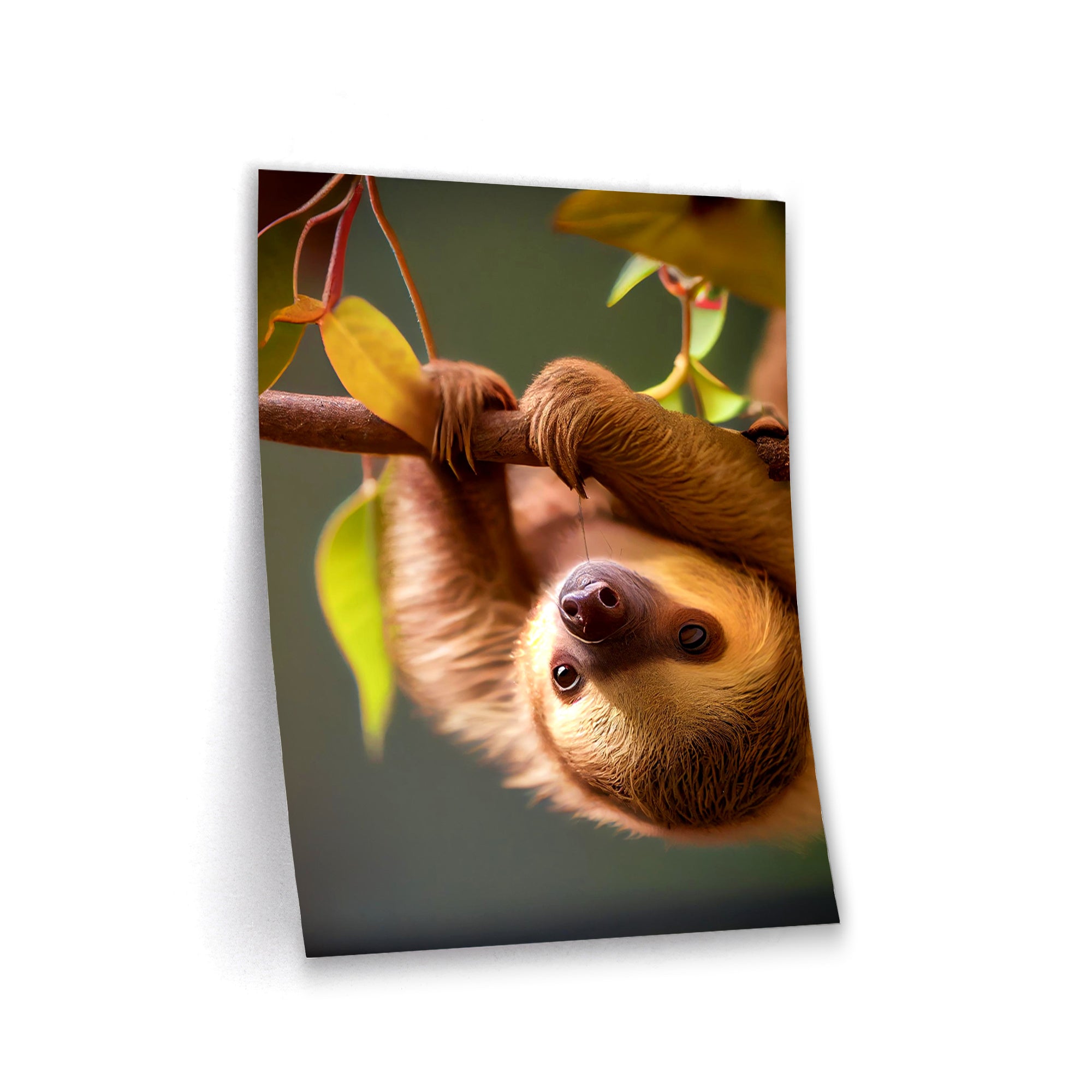 Hanging Sloth - Leinwandbild