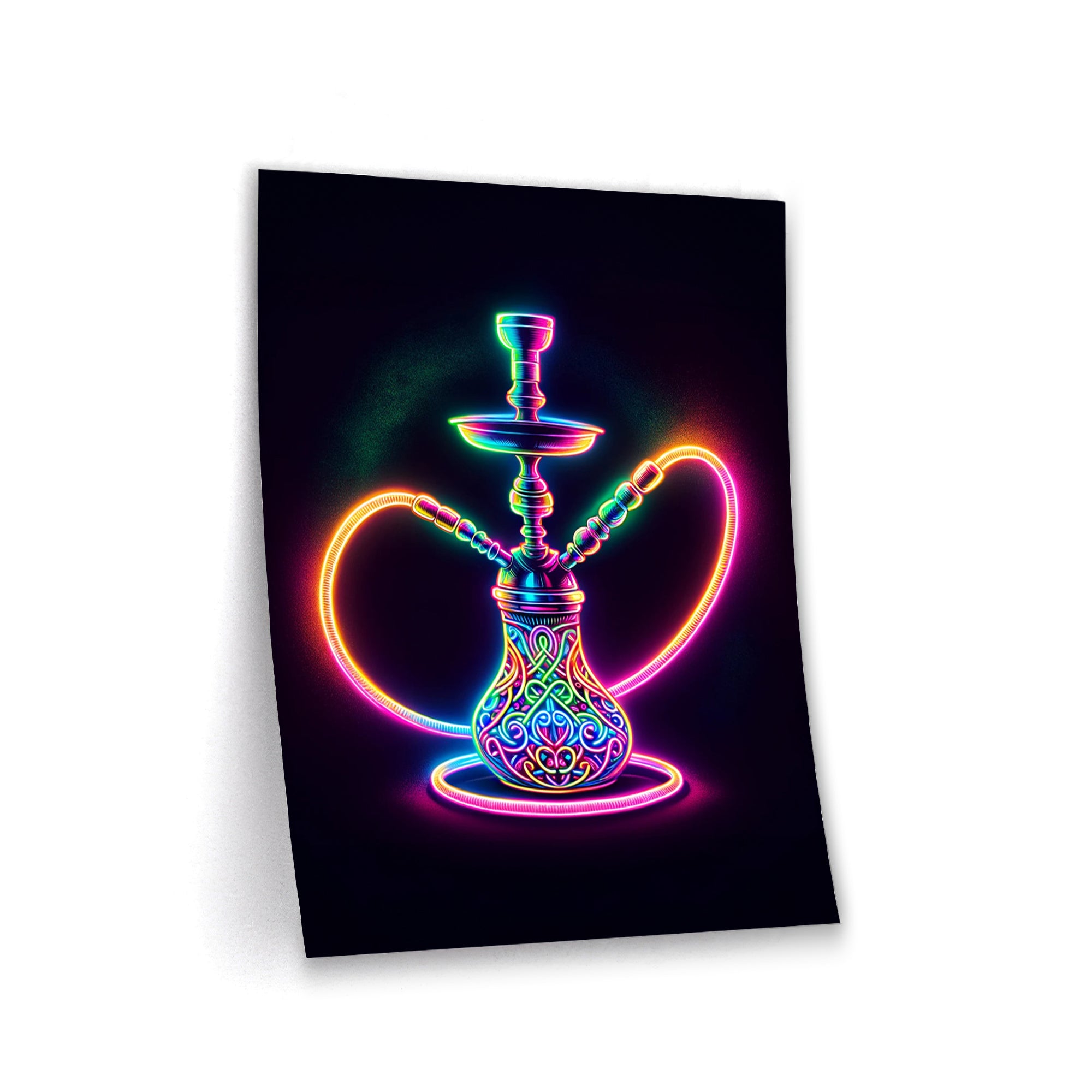 Neon Shisha - Leinwandbild