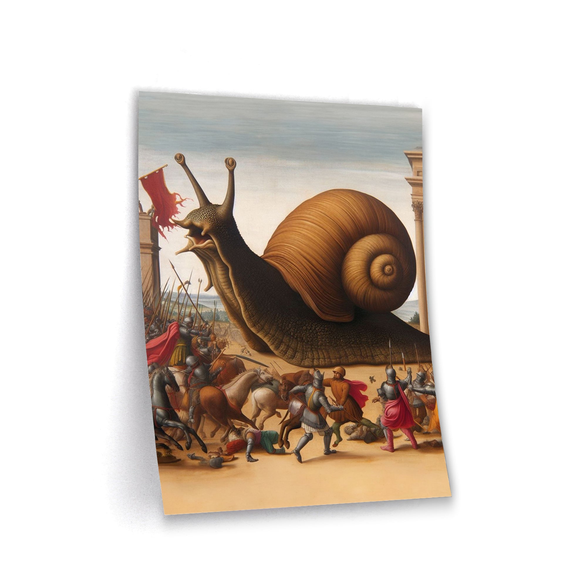 Snail Battle - Leinwandbild