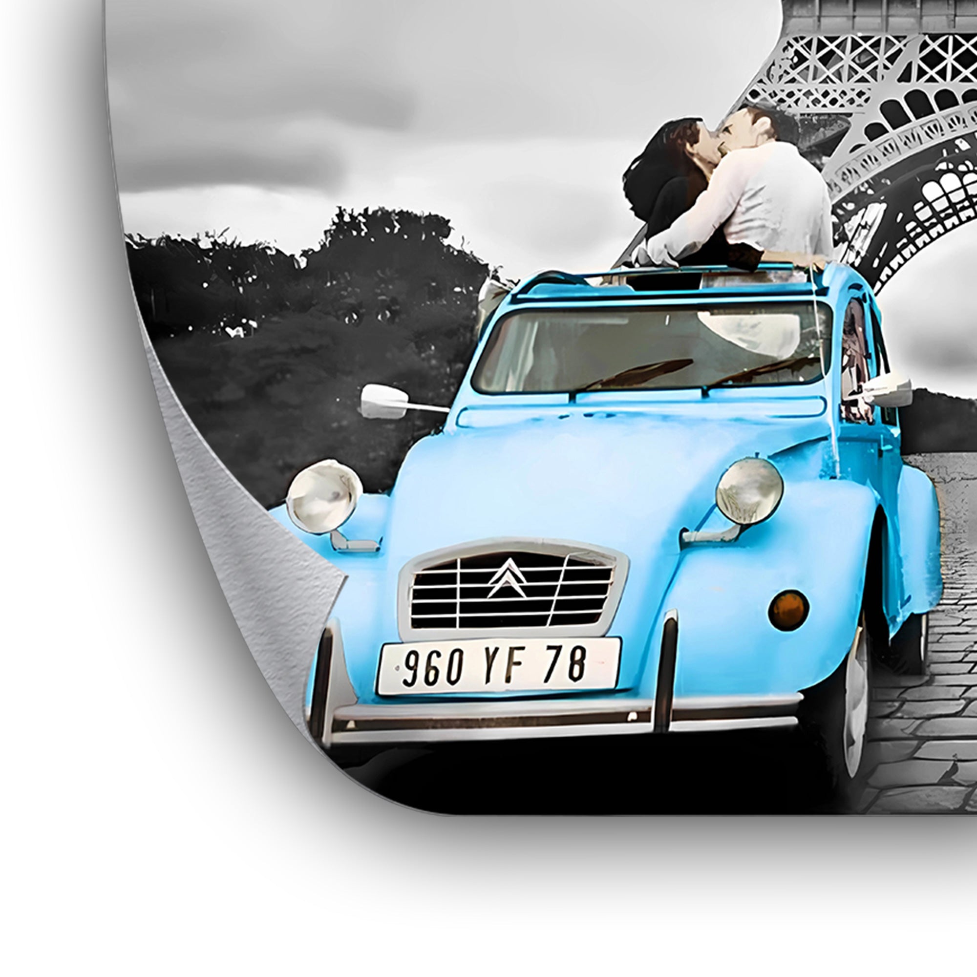 Kissed By Paris - canvas picture