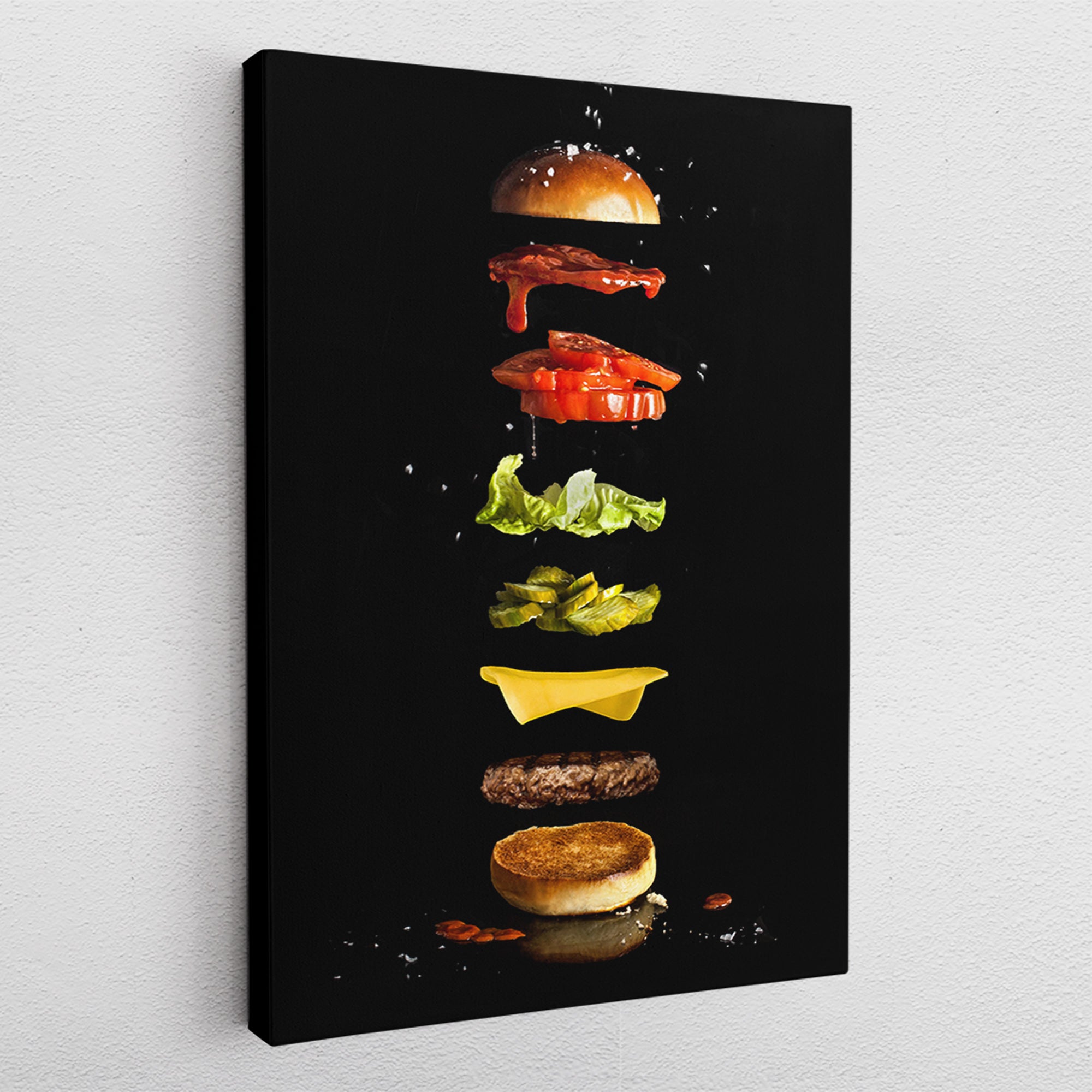 Cinematic Cheeseburger - canvas picture