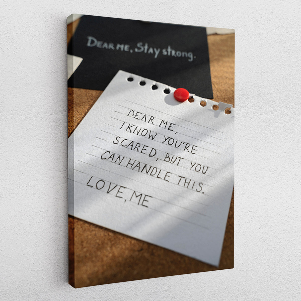 Dear Me's Message - canvas picture