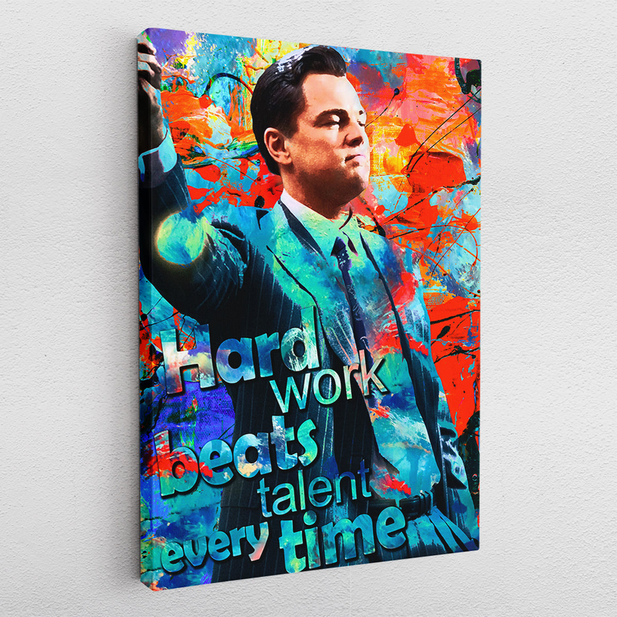 Hard Work Beats Talent 2.0 - canvas picture