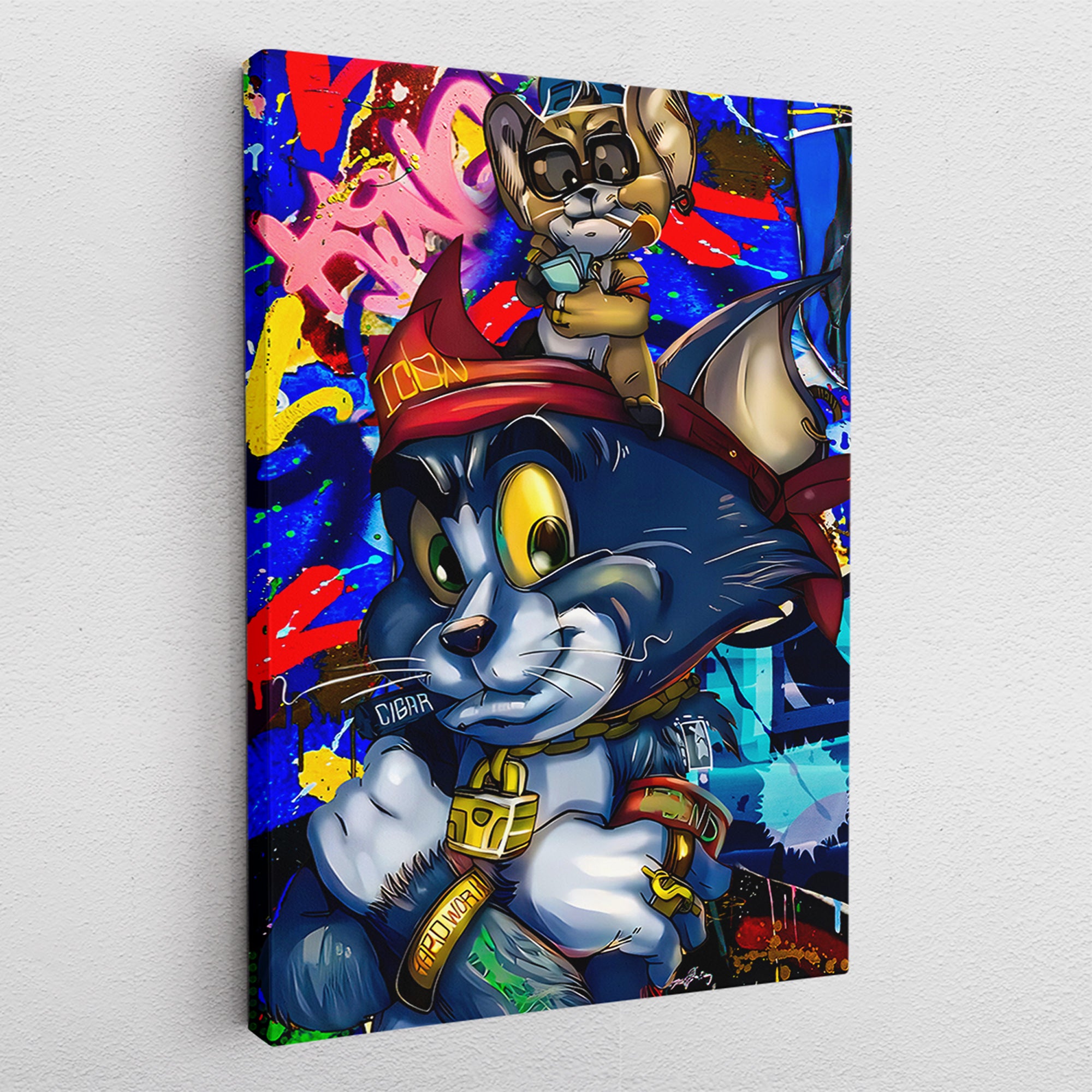 Tom & Jerry's Bling - canvas picture