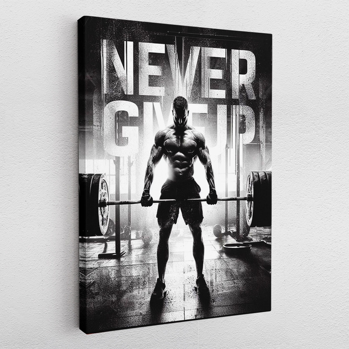 Never Give Up - Leinwandbild