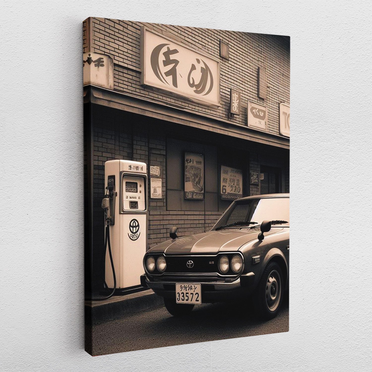 Vintage Japan Car - Leinwandbild